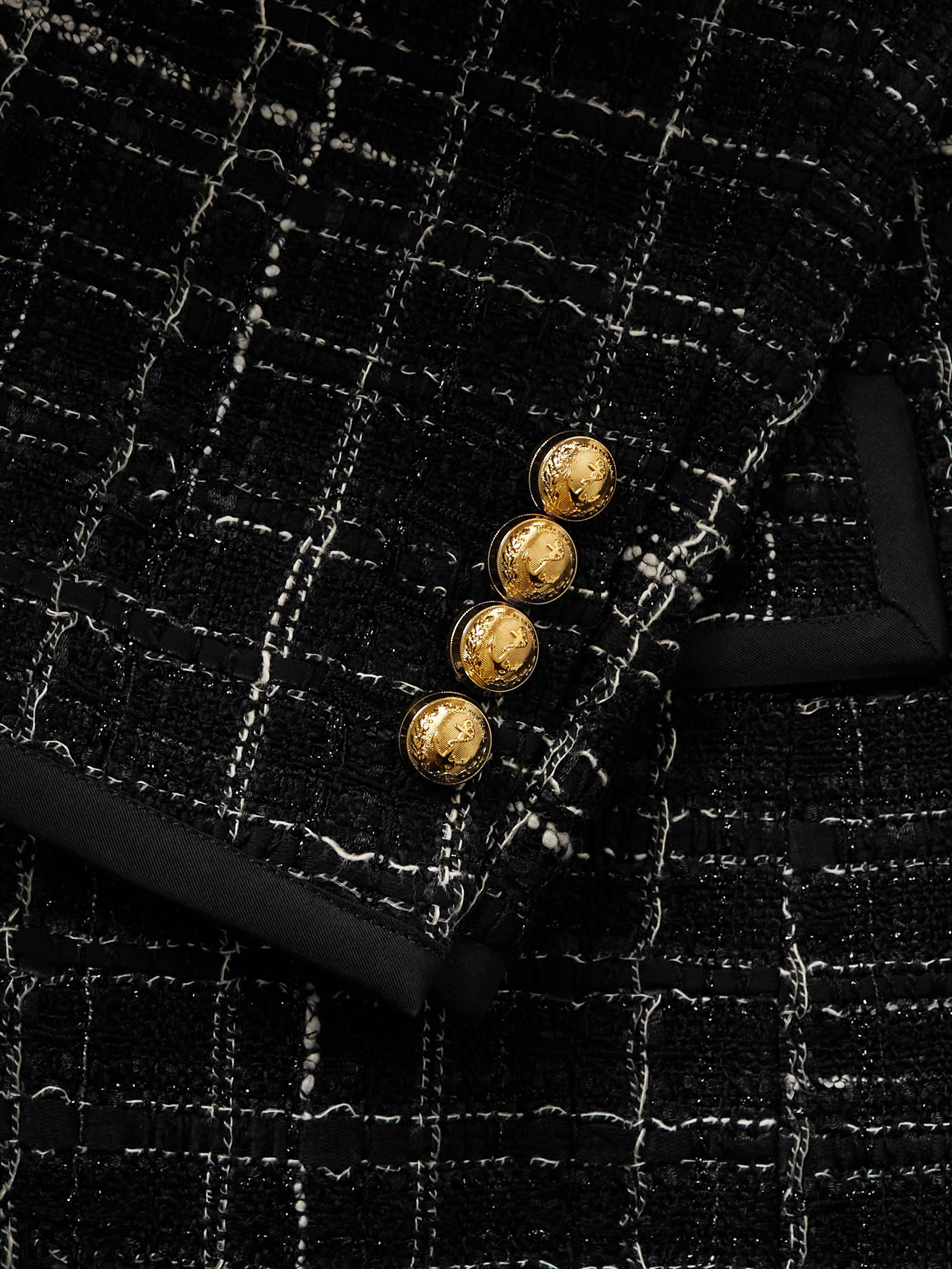 THOM BROWNE Checked Tweed Blazer