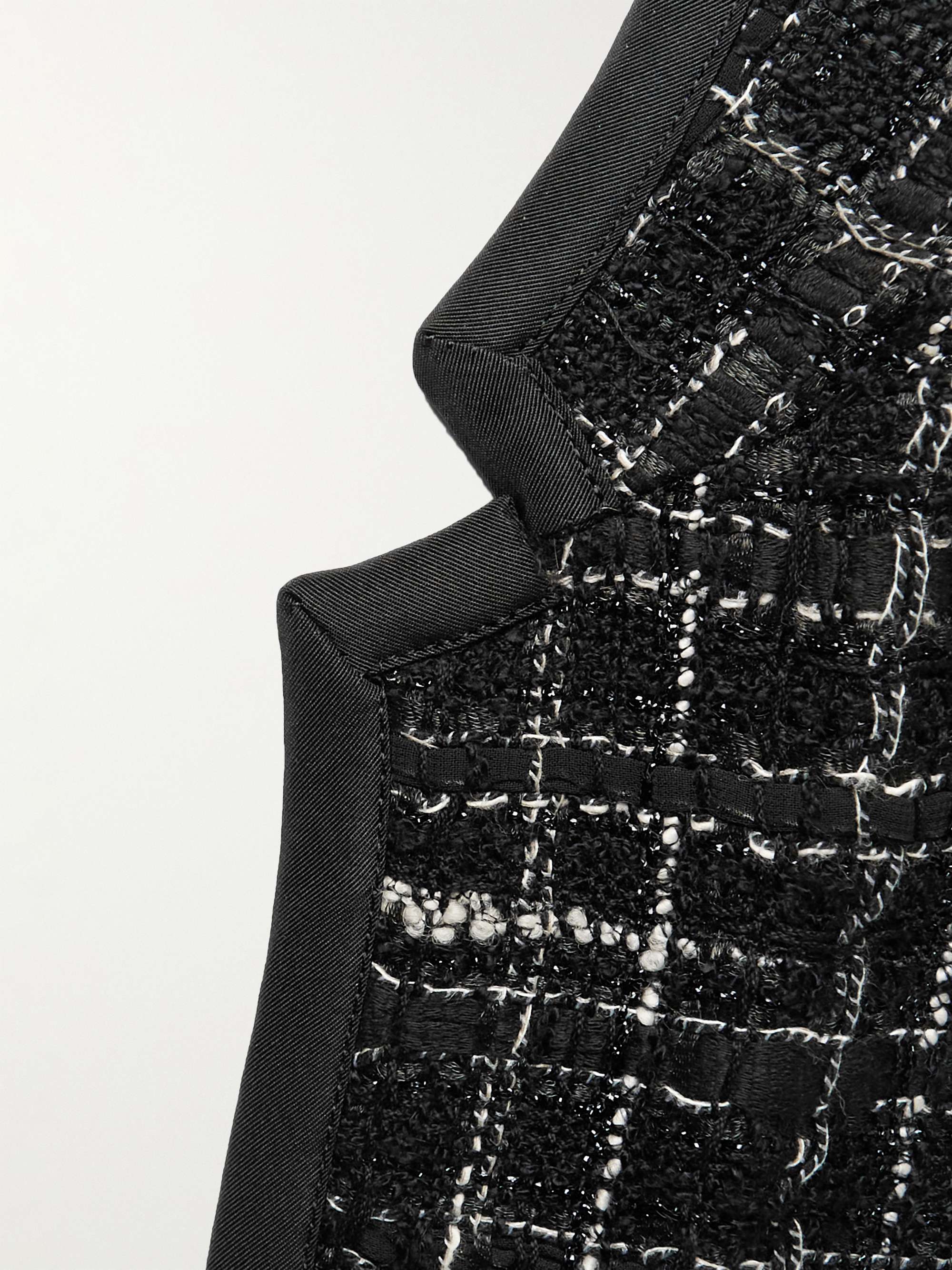 THOM BROWNE Checked Tweed Blazer
