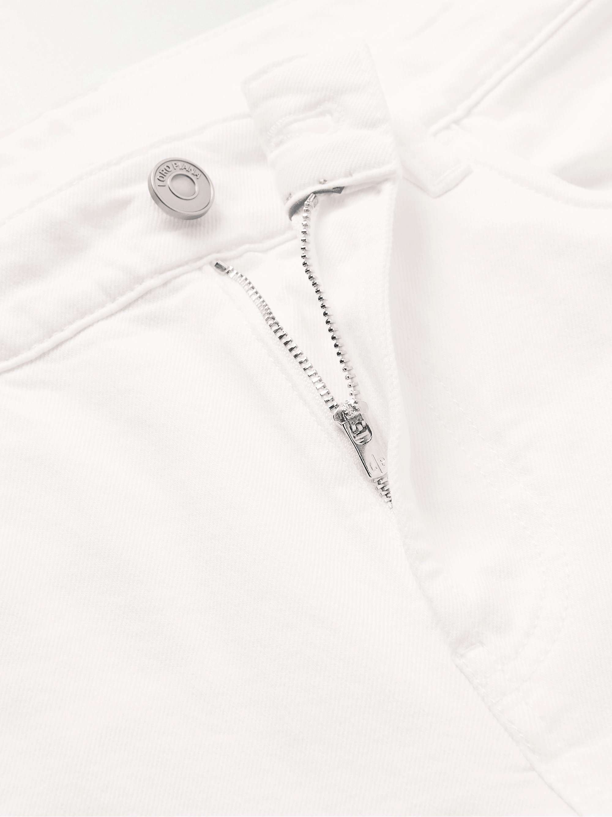 LORO PIANA Quarona Slim-Fit Stretch-Cotton Twill Trousers