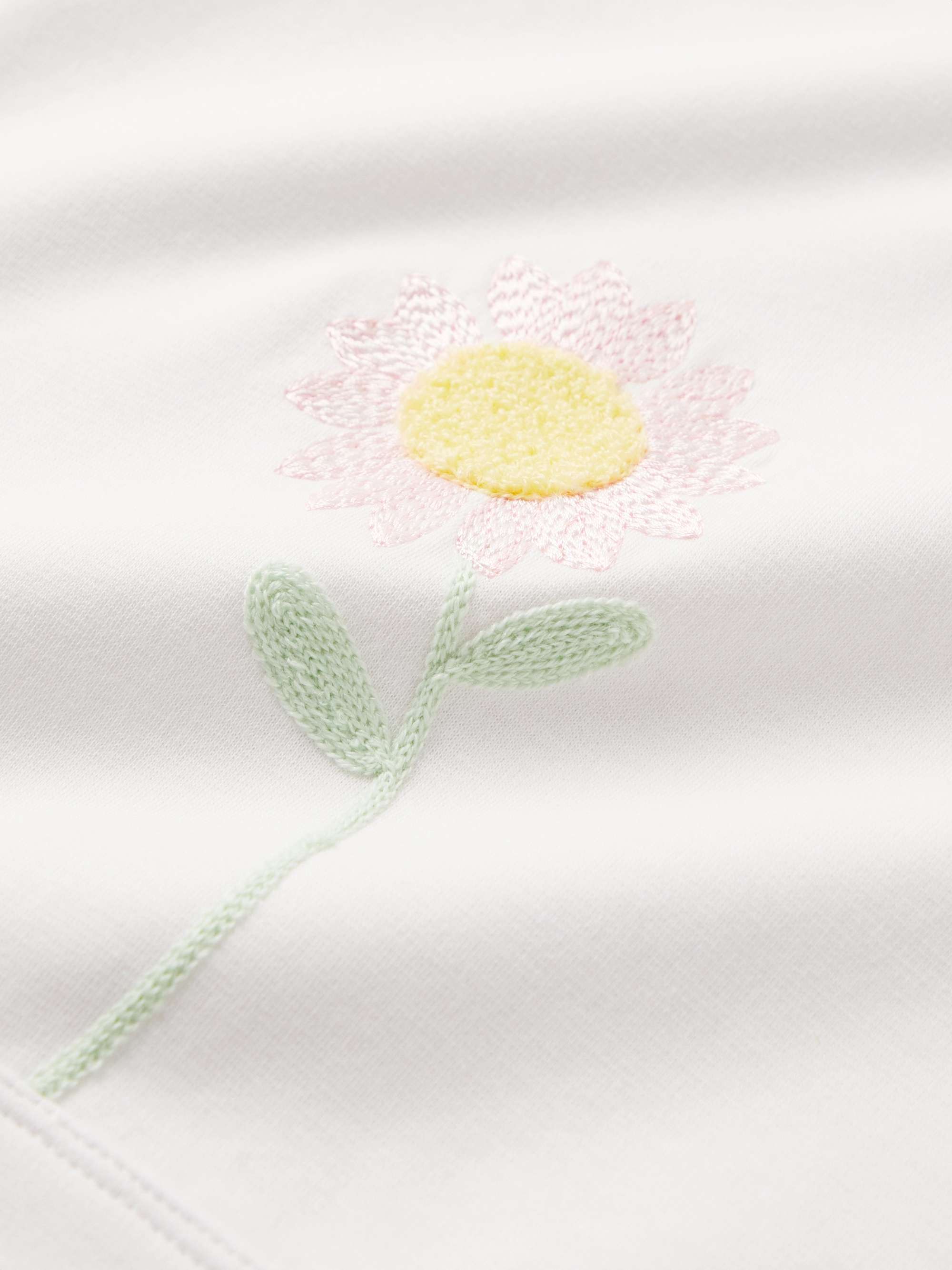 THOM BROWNE Embroidered Cotton-Jersey T-Shirt