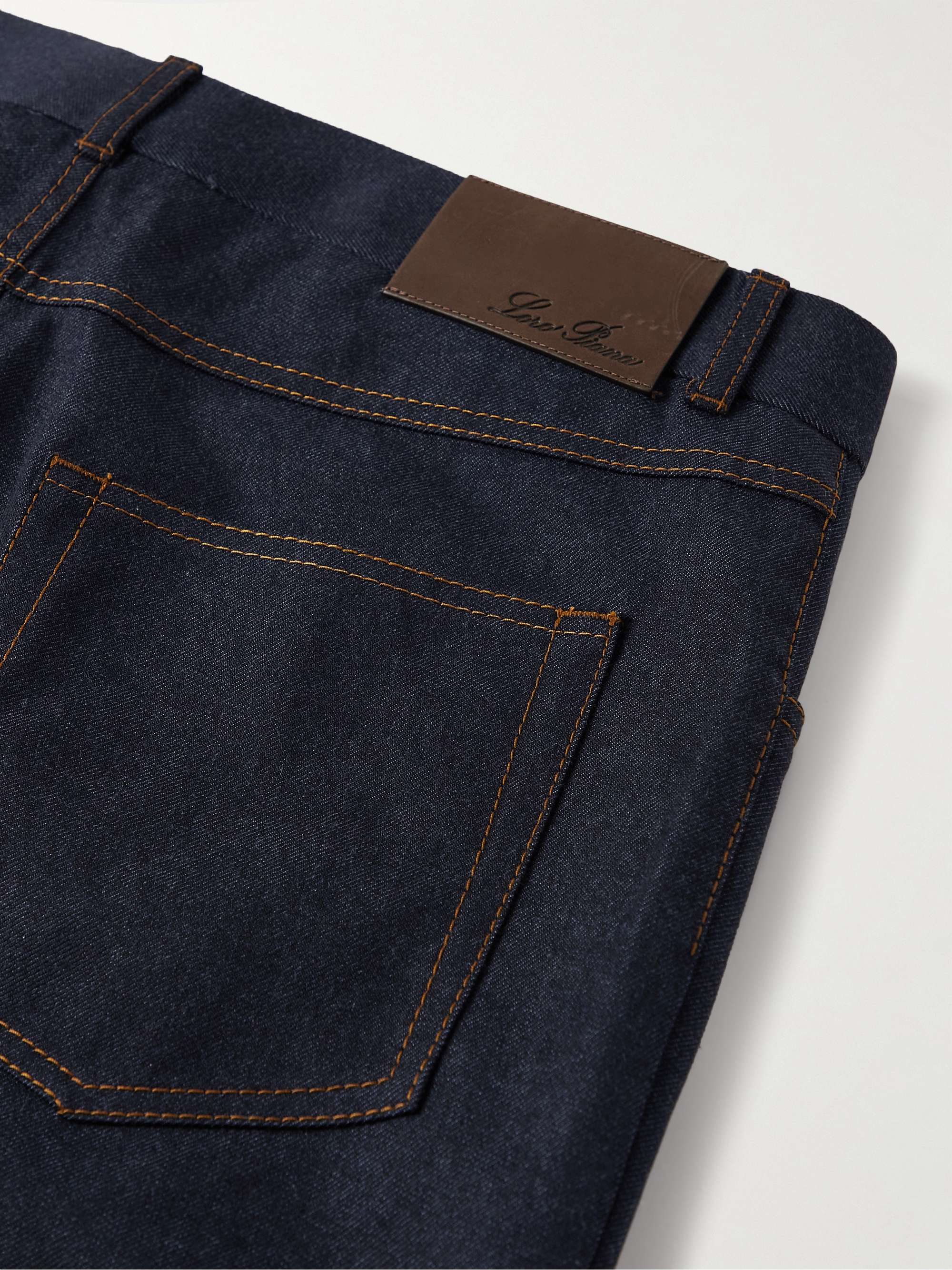 LORO PIANA Straight-Leg Virgin Wool-Blend Trousers