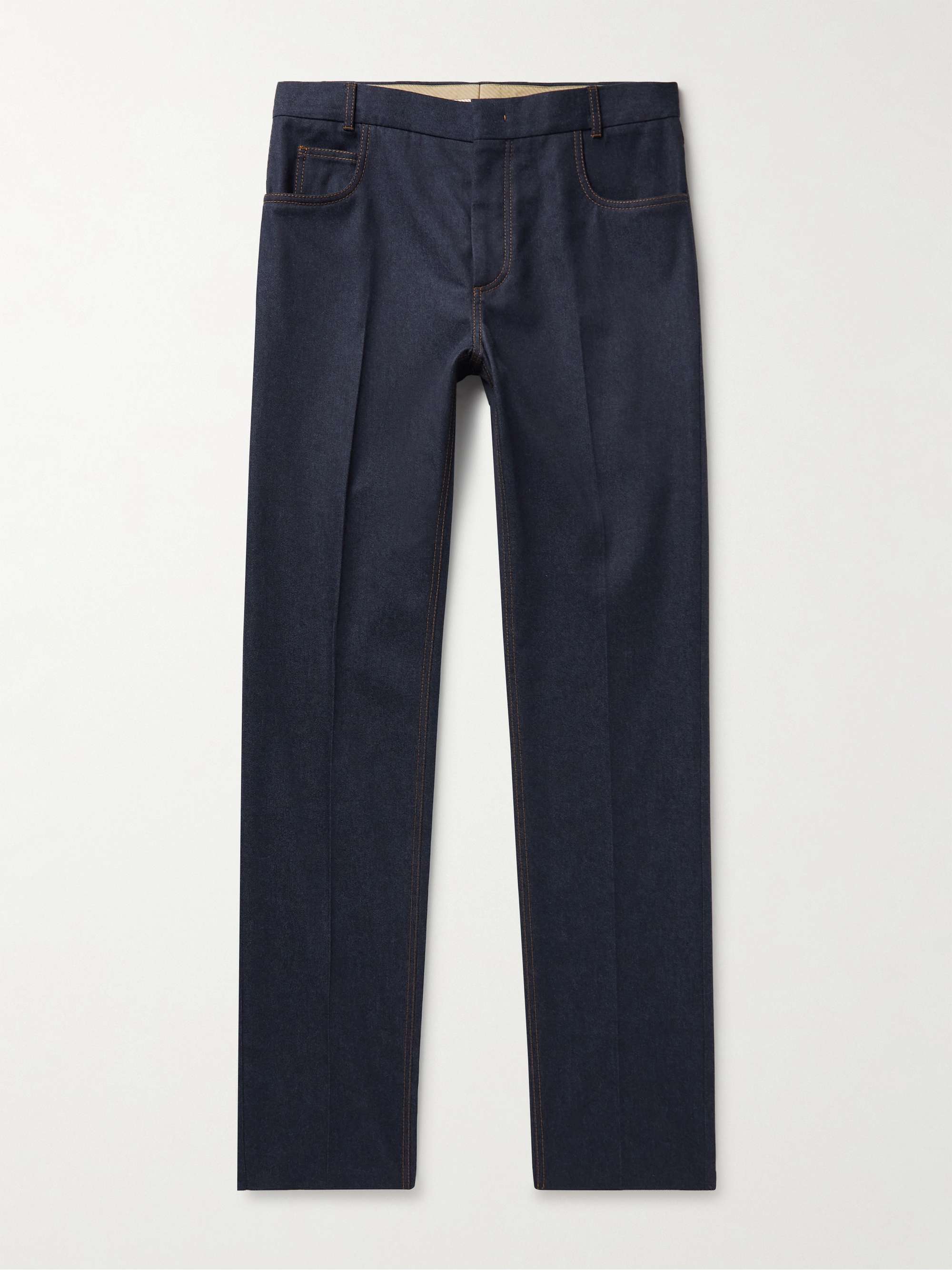 LORO PIANA Straight-Leg Virgin Wool-Blend Trousers