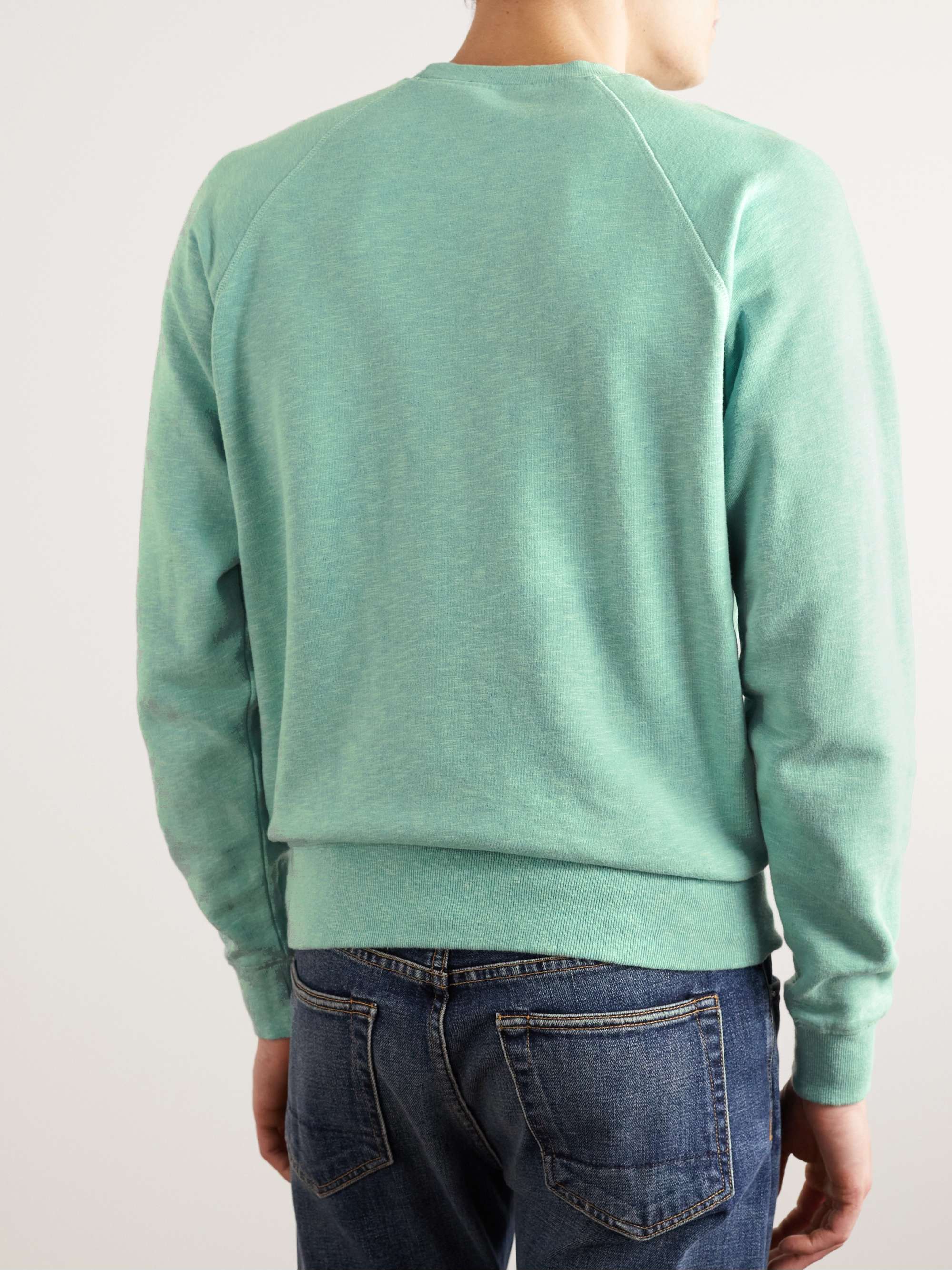 TOM FORD Brushed Cotton-Blend Jersey Sweatshirt