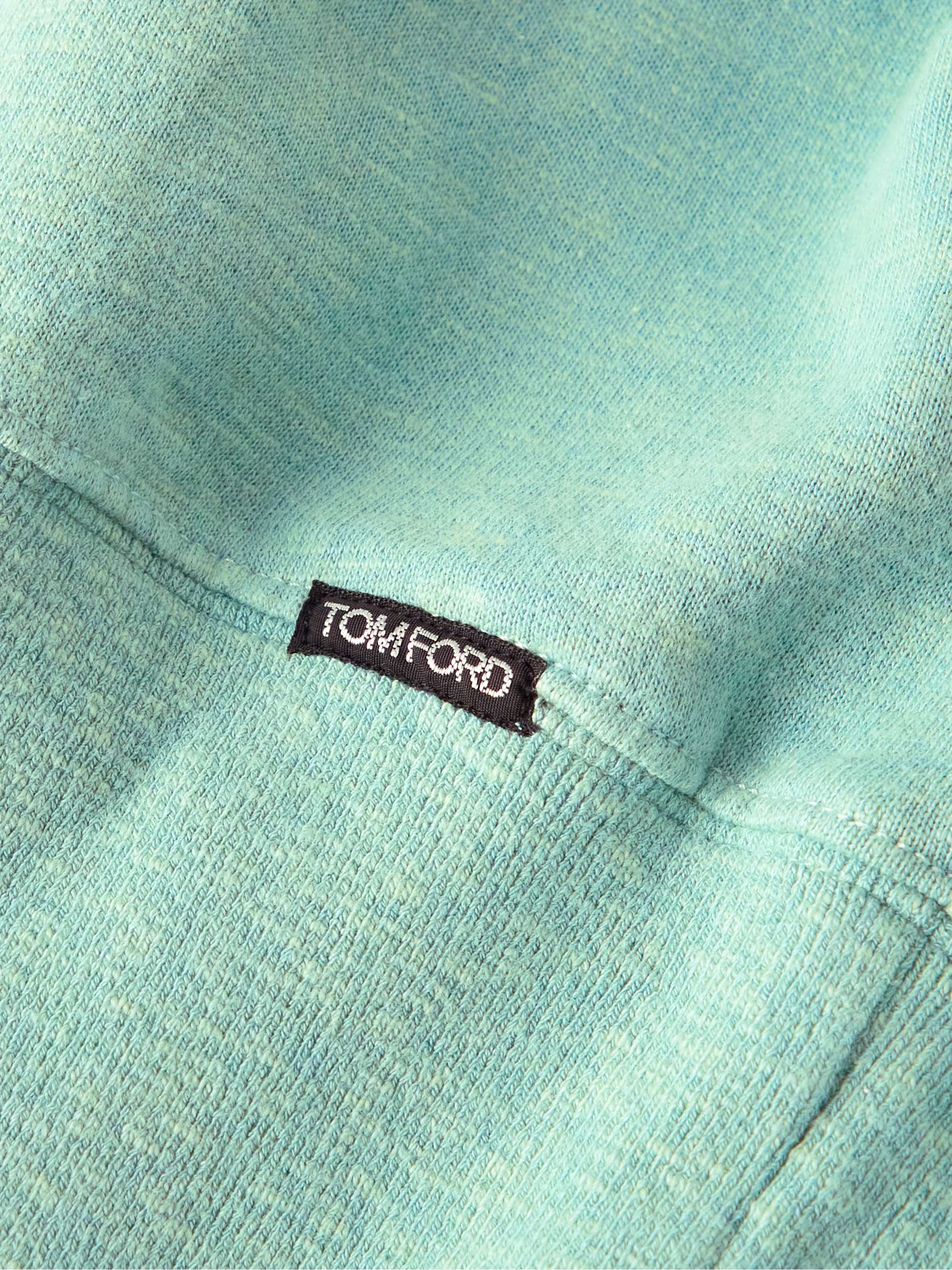 TOM FORD Brushed Cotton-Blend Jersey Sweatshirt