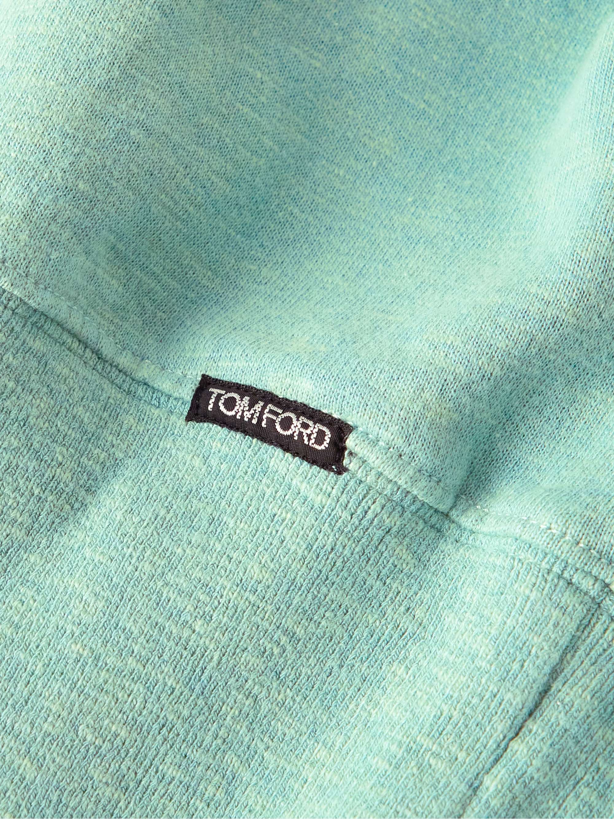 TOM FORD Brushed Cotton-Blend Jersey Sweatshirt for Men | MR PORTER