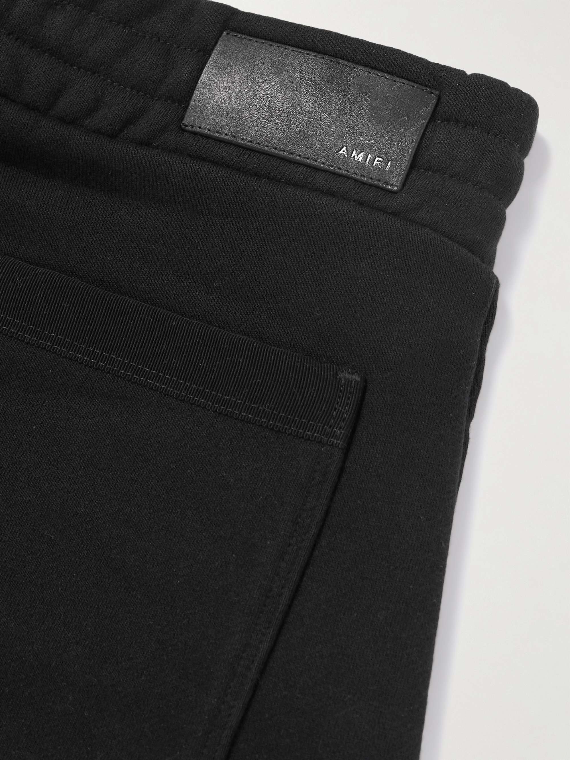 AMIRI Straight-Leg Logo-Print Cotton-Jersey Shorts