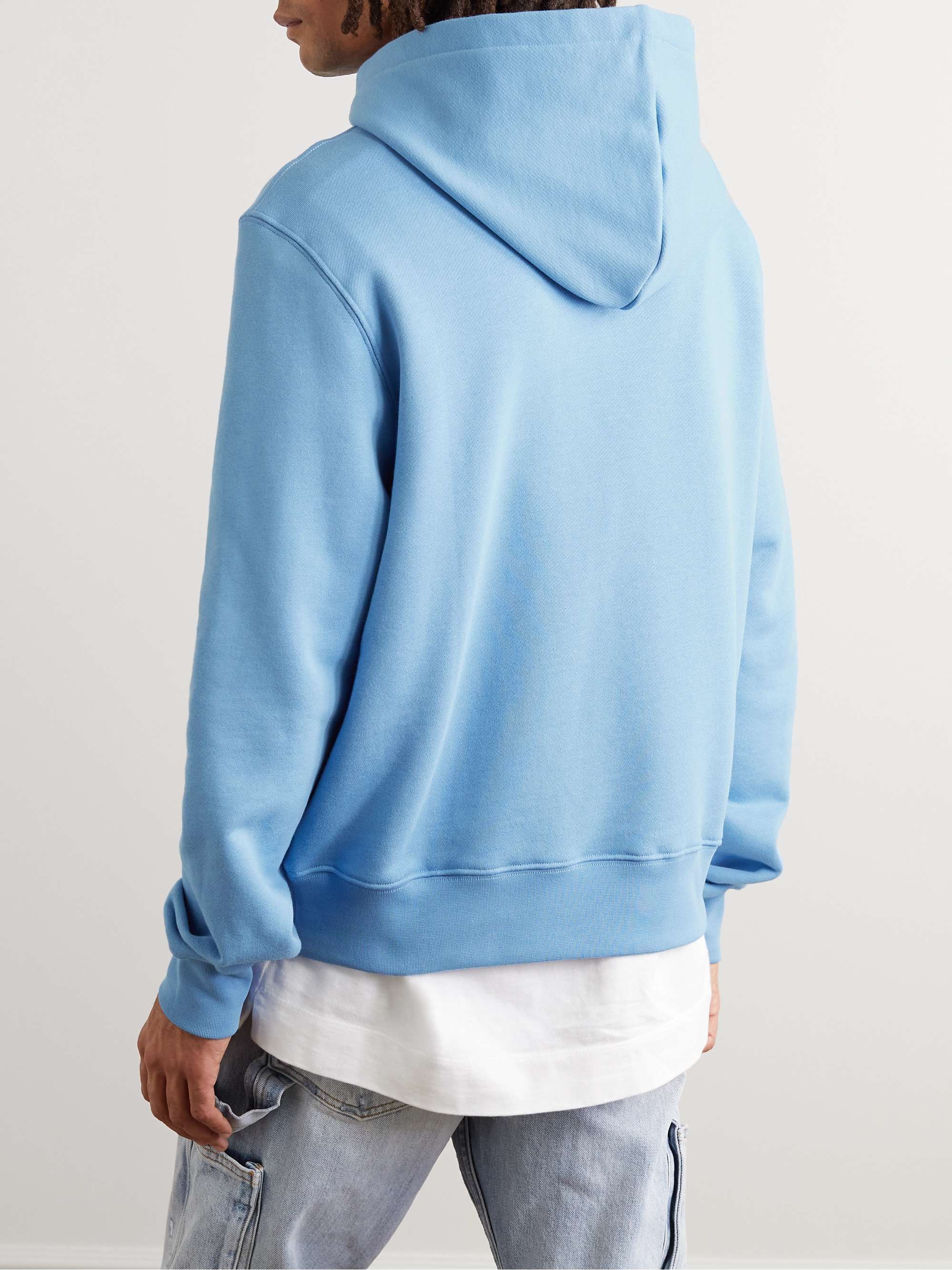 AMIRI Zoltar Logo-Print Cotton-Jersey Hoodie
