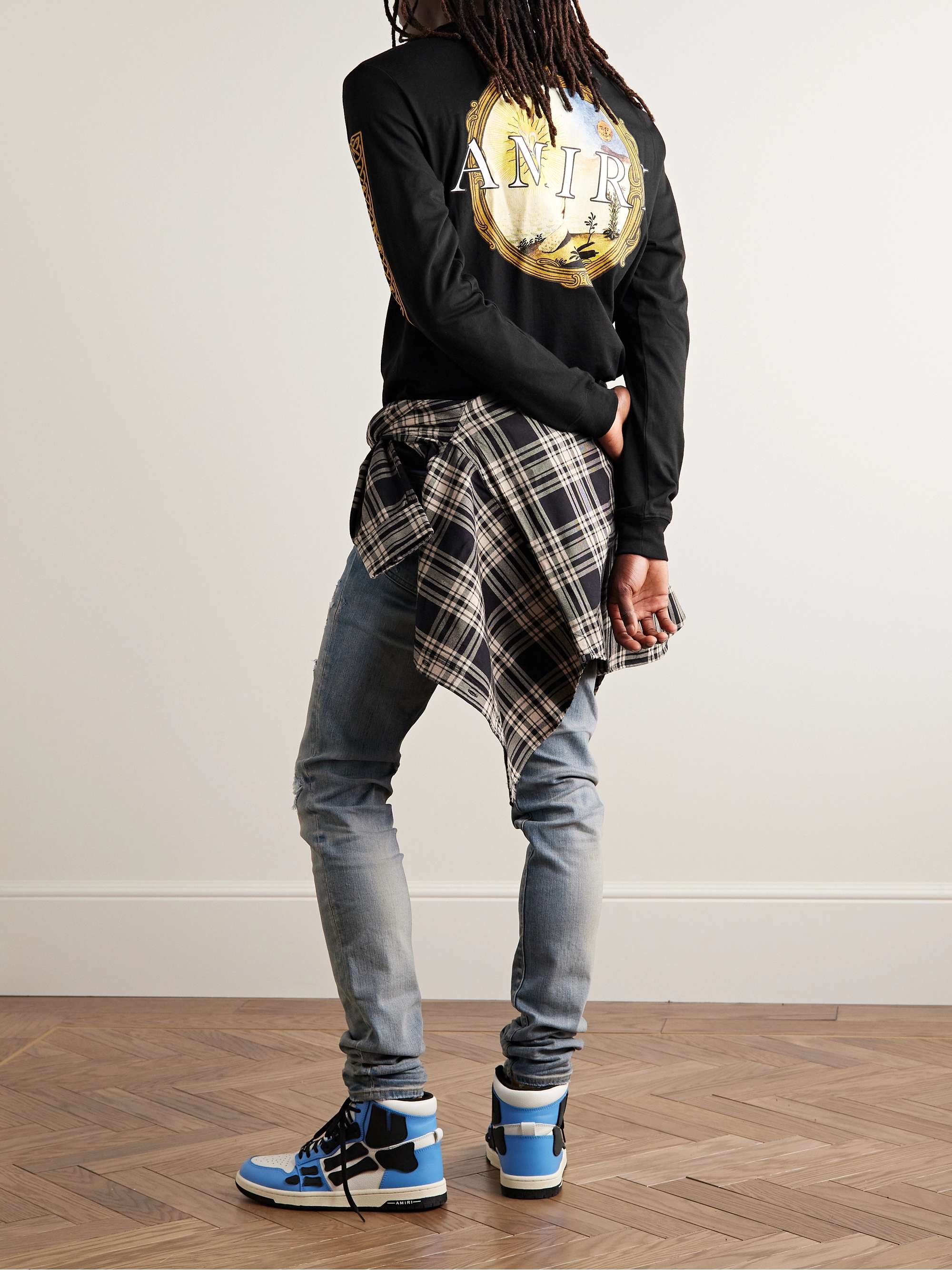 AMIRI Logo-Print Cotton-Jersey T-Shirt