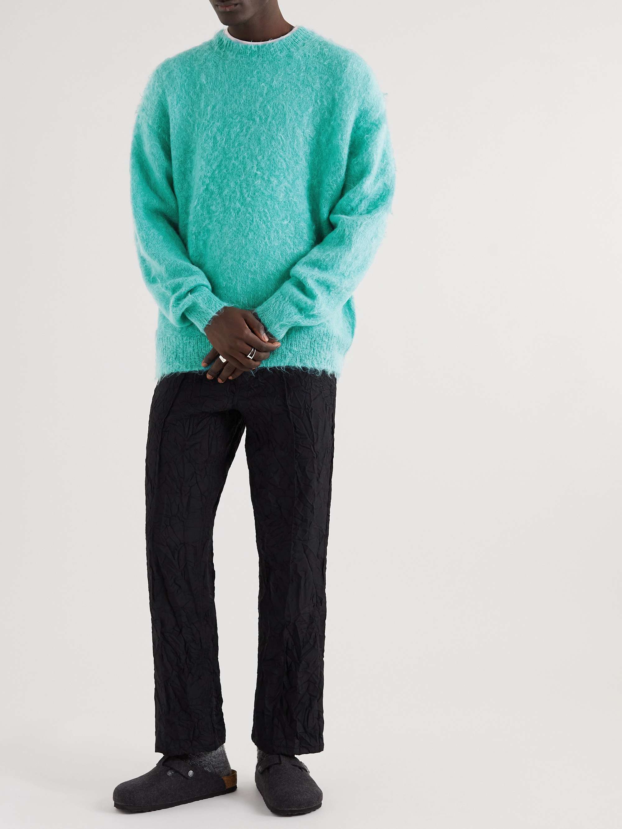 AURALEE Brushed Mohair and Wool-Blend Sweater | MR PORTER