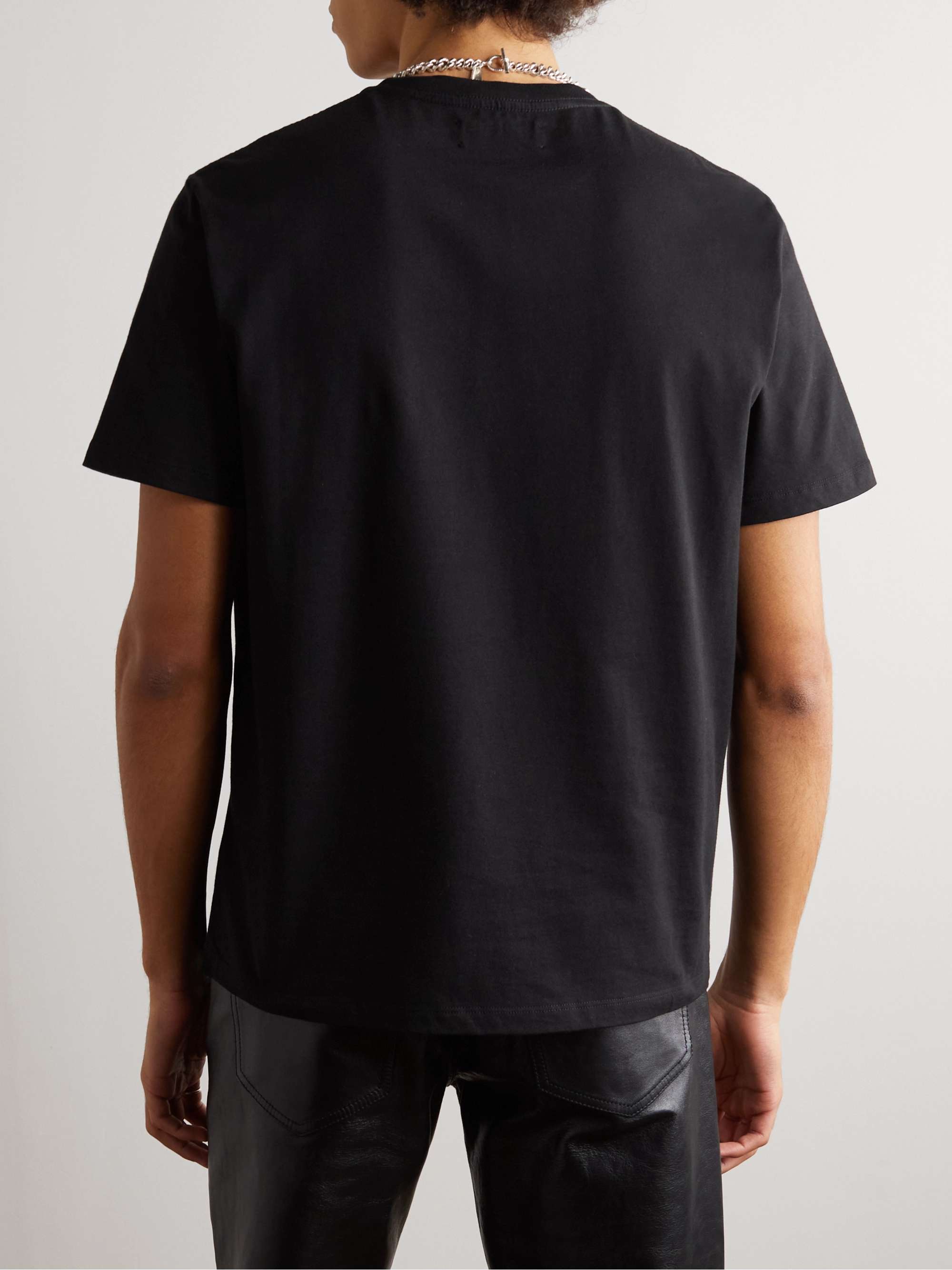 AMIRI Crystal Ball Printed Cotton-Jersey T-Shirt