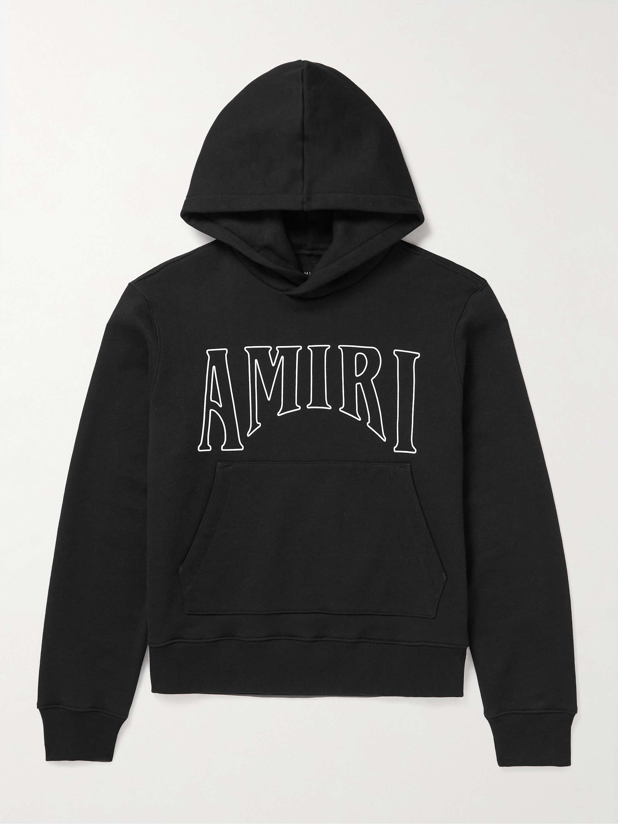 AMIRI Zoltar Logo-Print Cotton-Jersey Hoodie