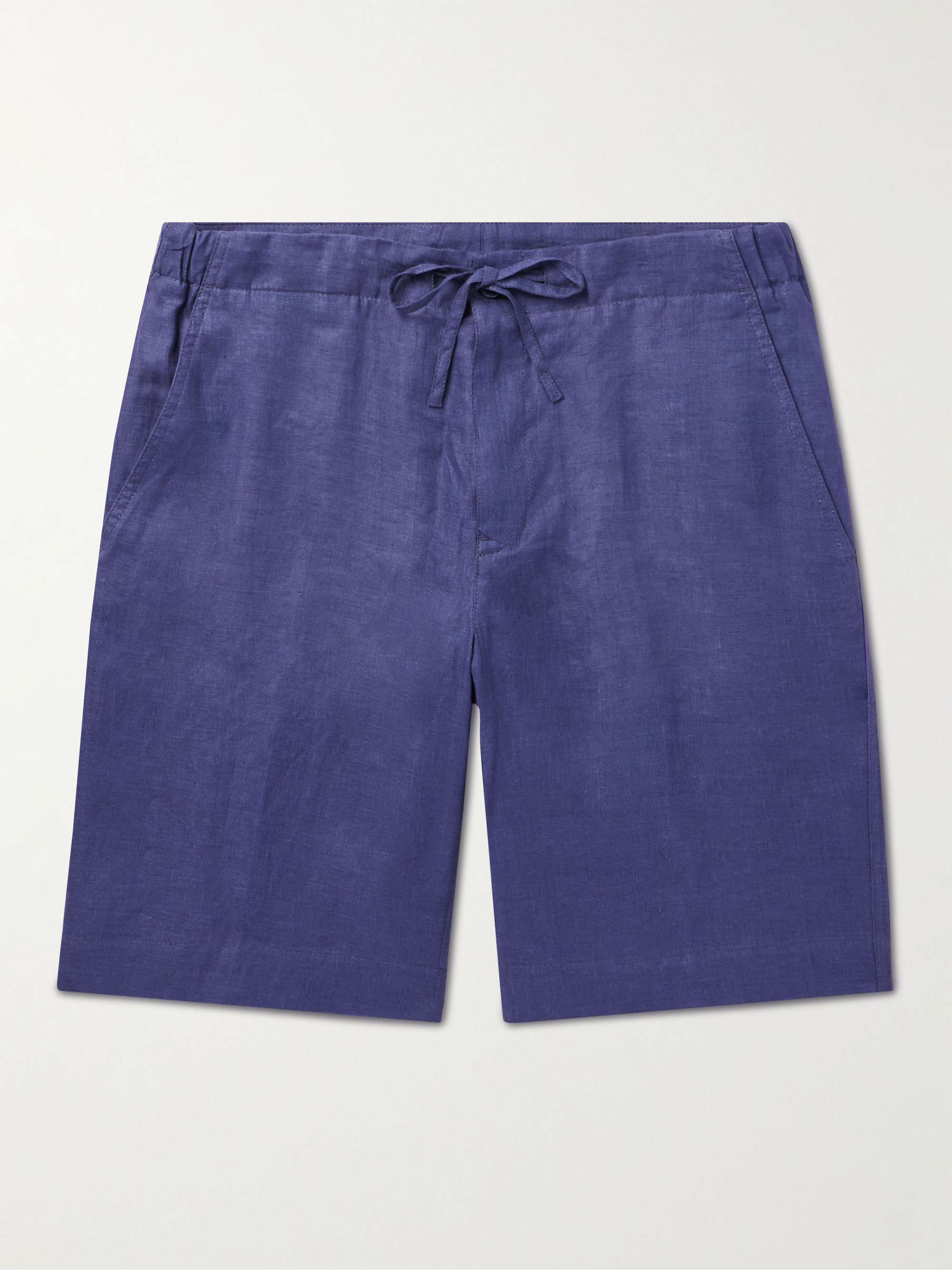 Striped linen shorts - Made in Italy