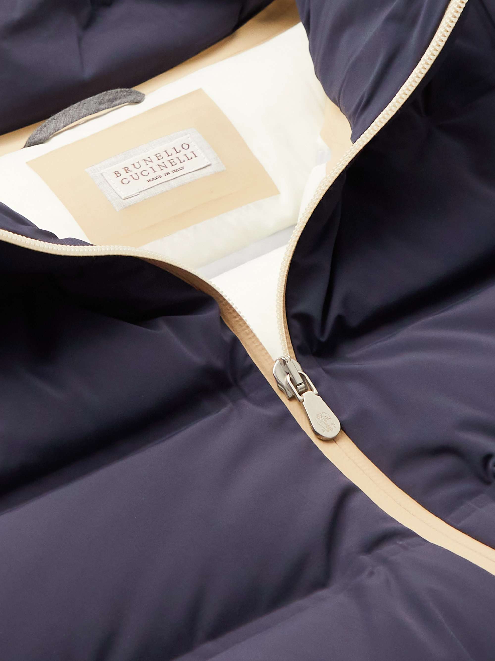 BRUNELLO CUCINELLI Quilted Padded Shell Hooded Down Jacket