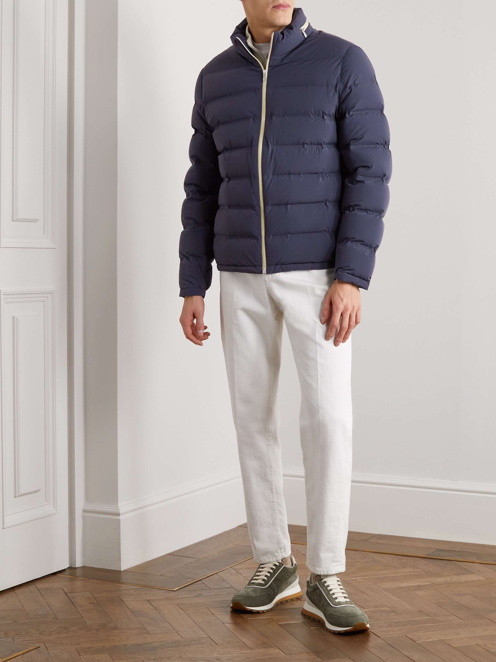 BRUNELLO CUCINELLI Quilted Padded Shell Hooded Down Jacket