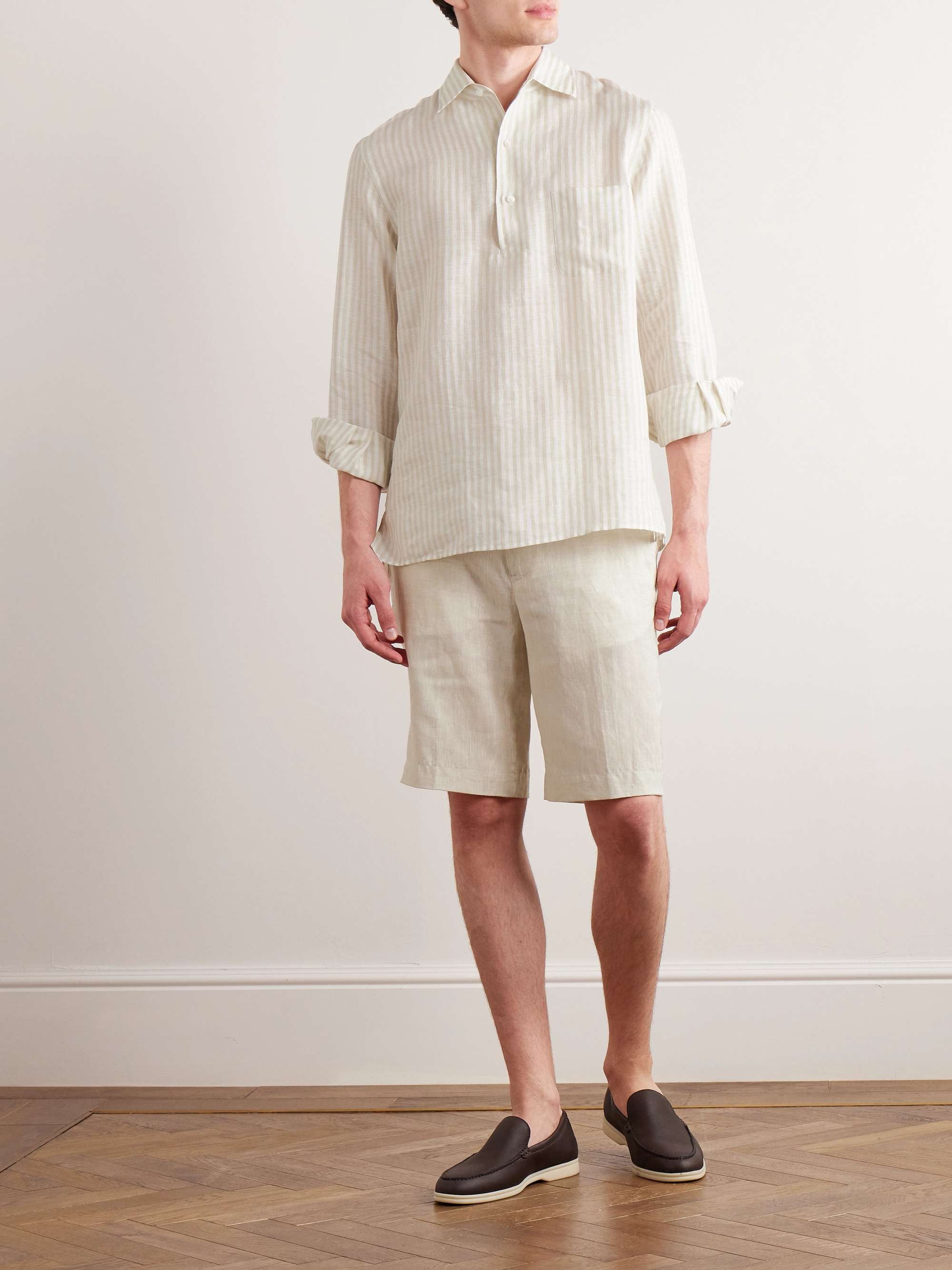 Mens linen hotsell drawstring shorts