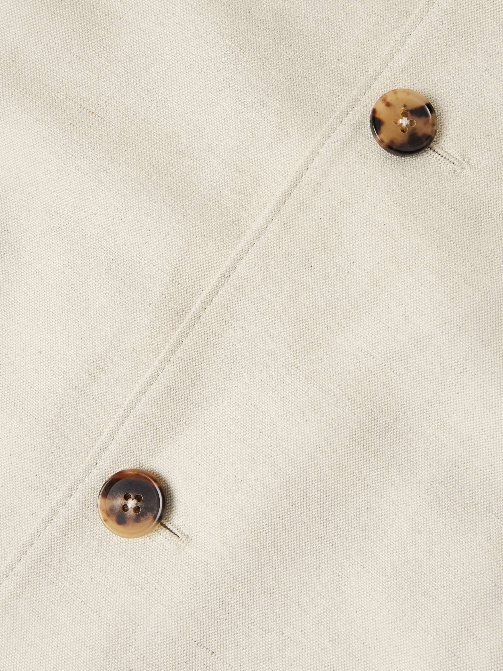 LORO PIANA André Rain System® Linen Bomber Jacket