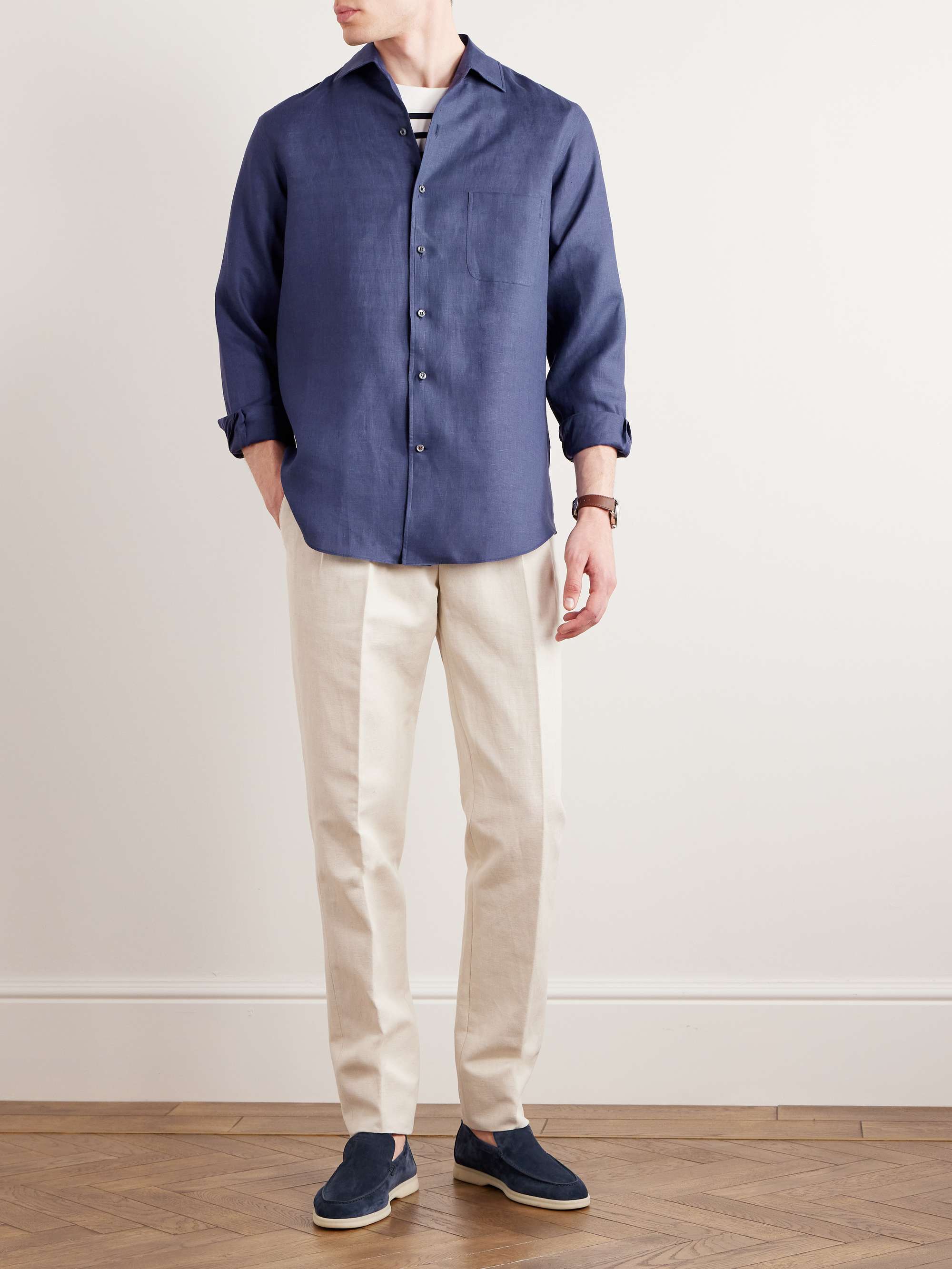 LORO PIANA Arizona Linen Shirt
