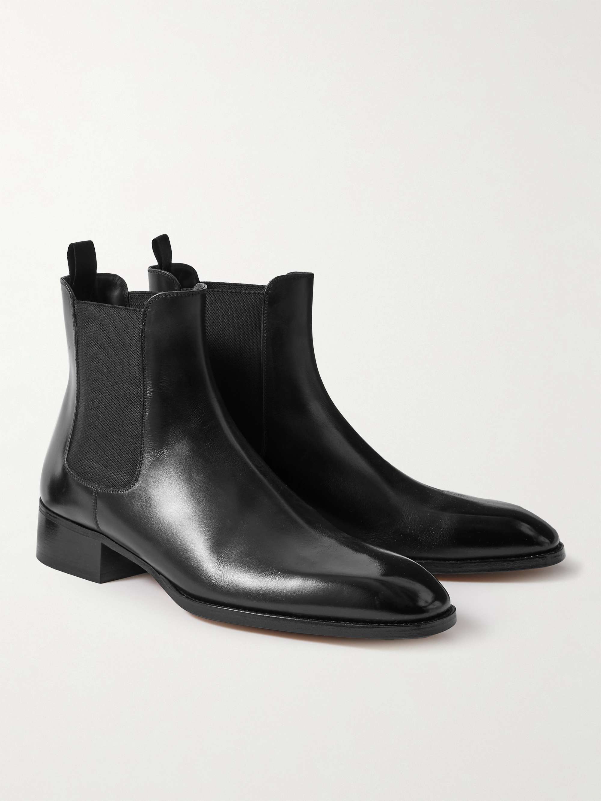 TOM FORD Leather Chelsea Boots for Men | MR PORTER