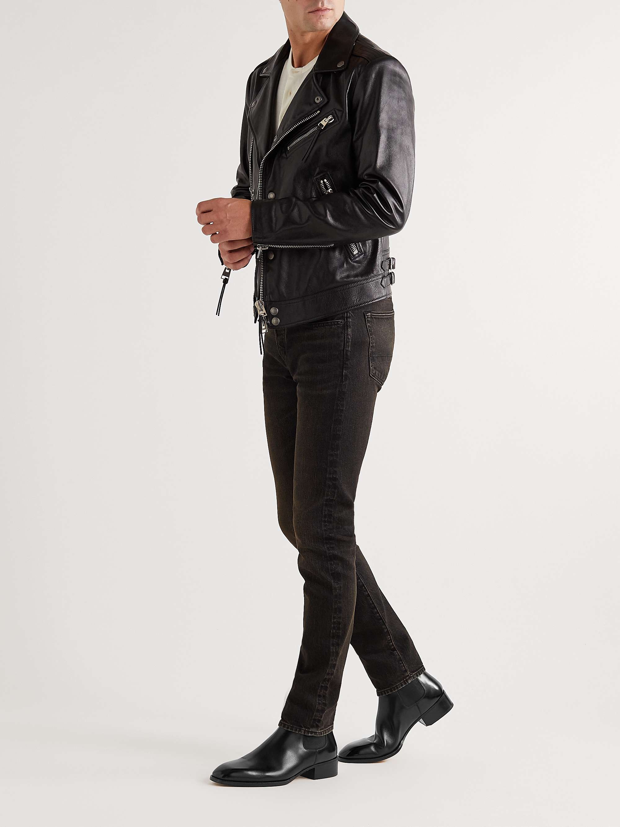 TOM FORD Leather Chelsea Boots