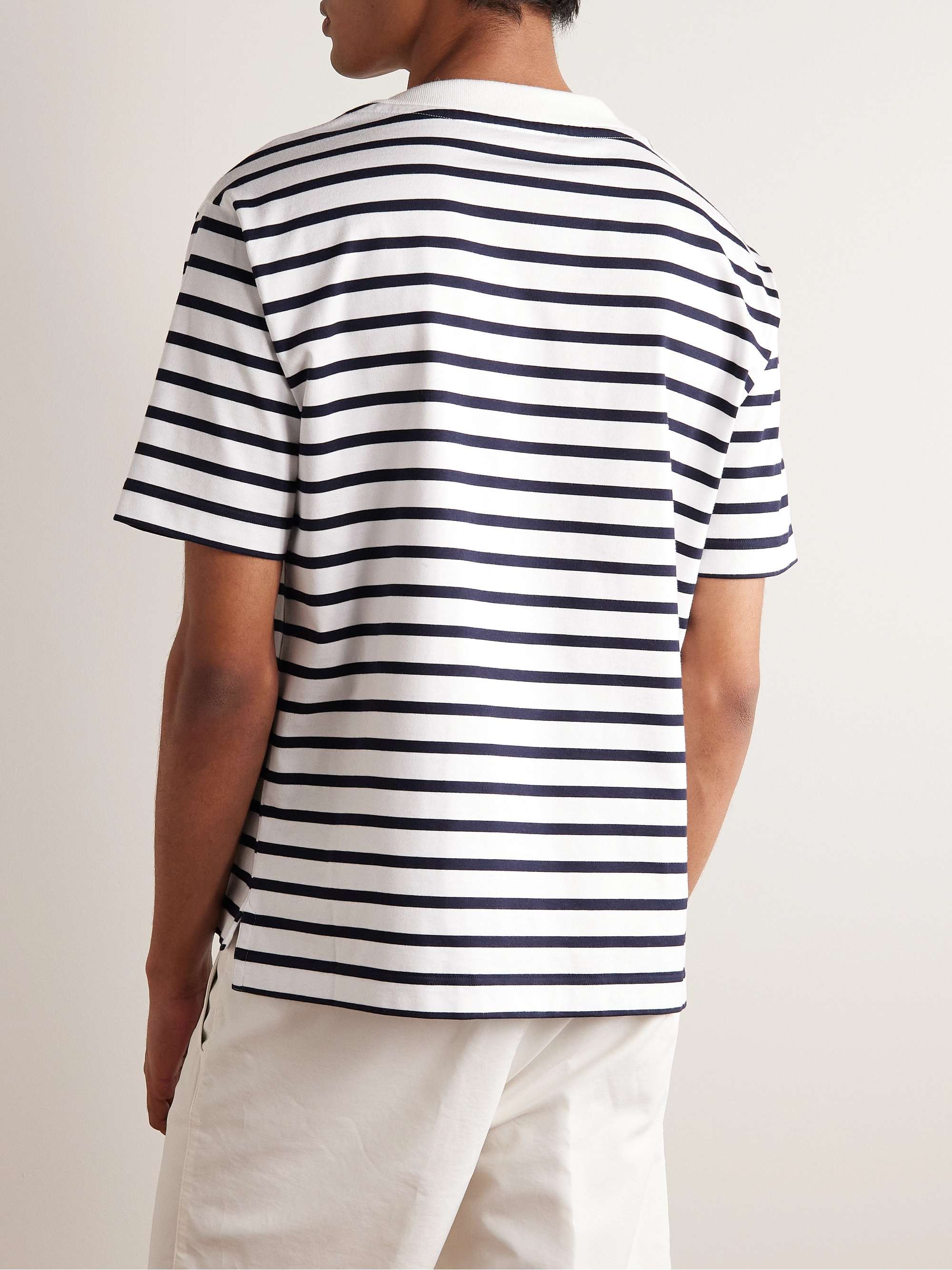 LORO PIANA Striped Cotton-Jersey T-Shirt