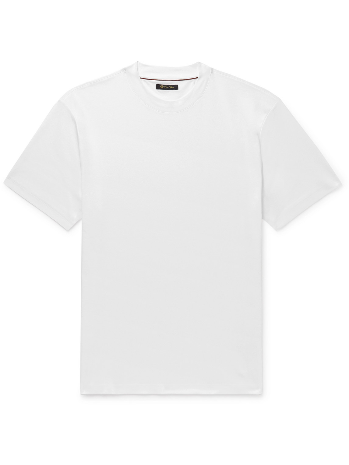 Loro Piana Cotton-jersey T-shirt In White