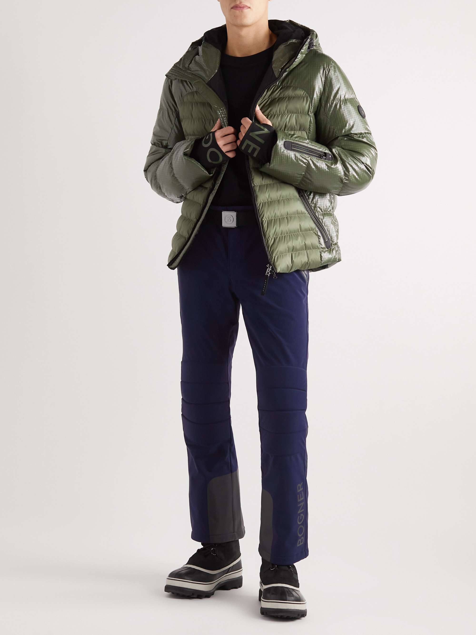 BOGNER Curt Straight-Leg Belted Ski Pants