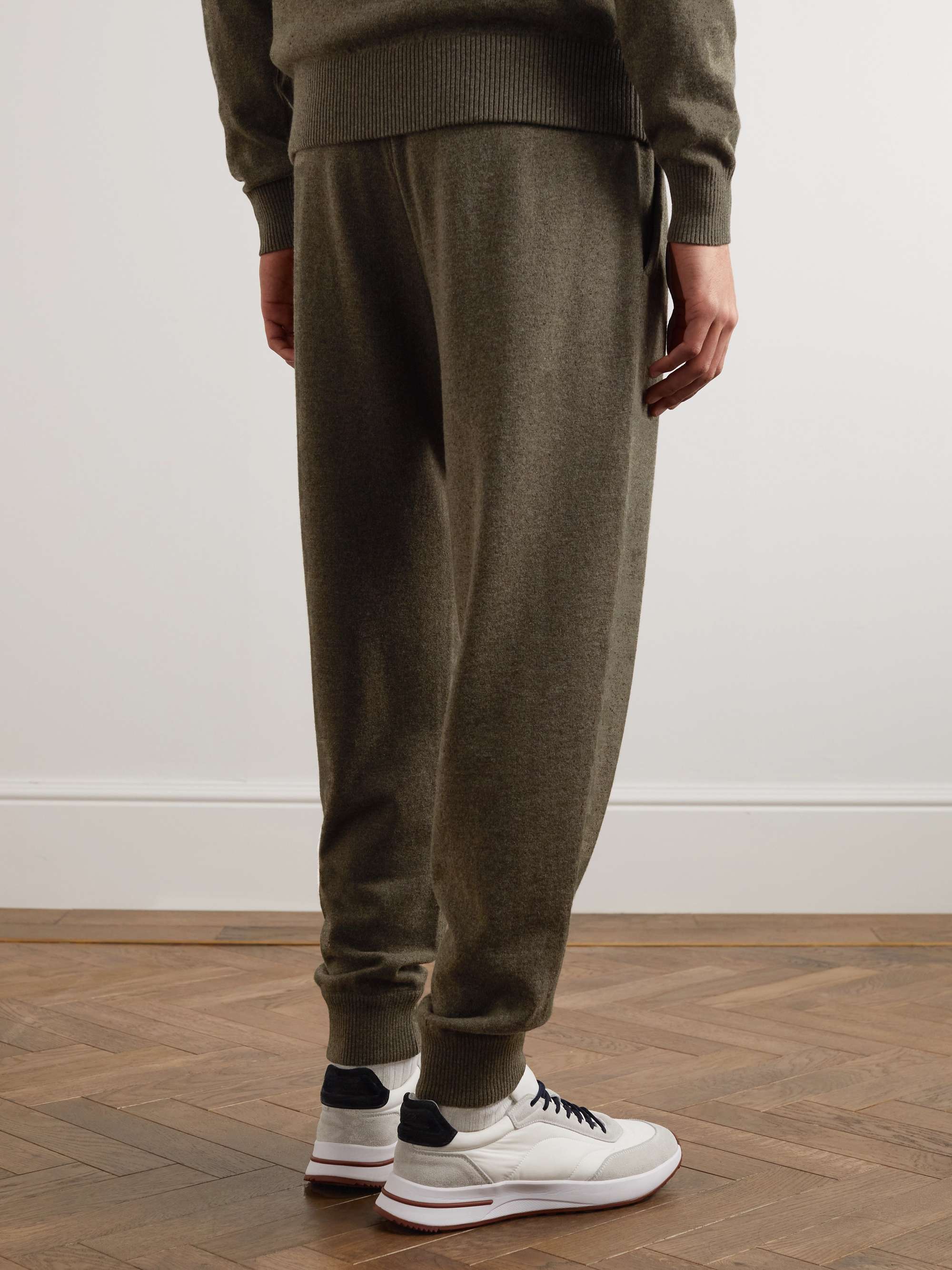 LORO PIANA Harrison Tapered Cashmere Sweatpants