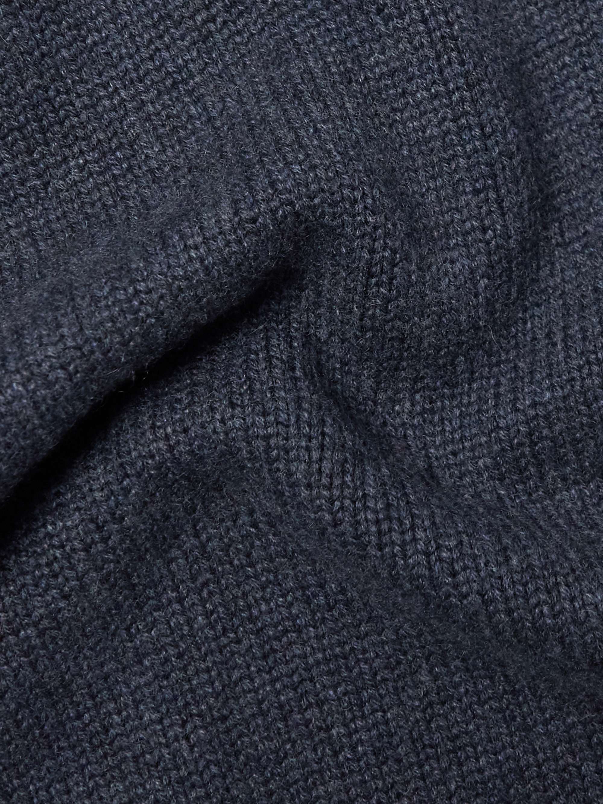 LORO PIANA Cashmere Half-Zip Sweater