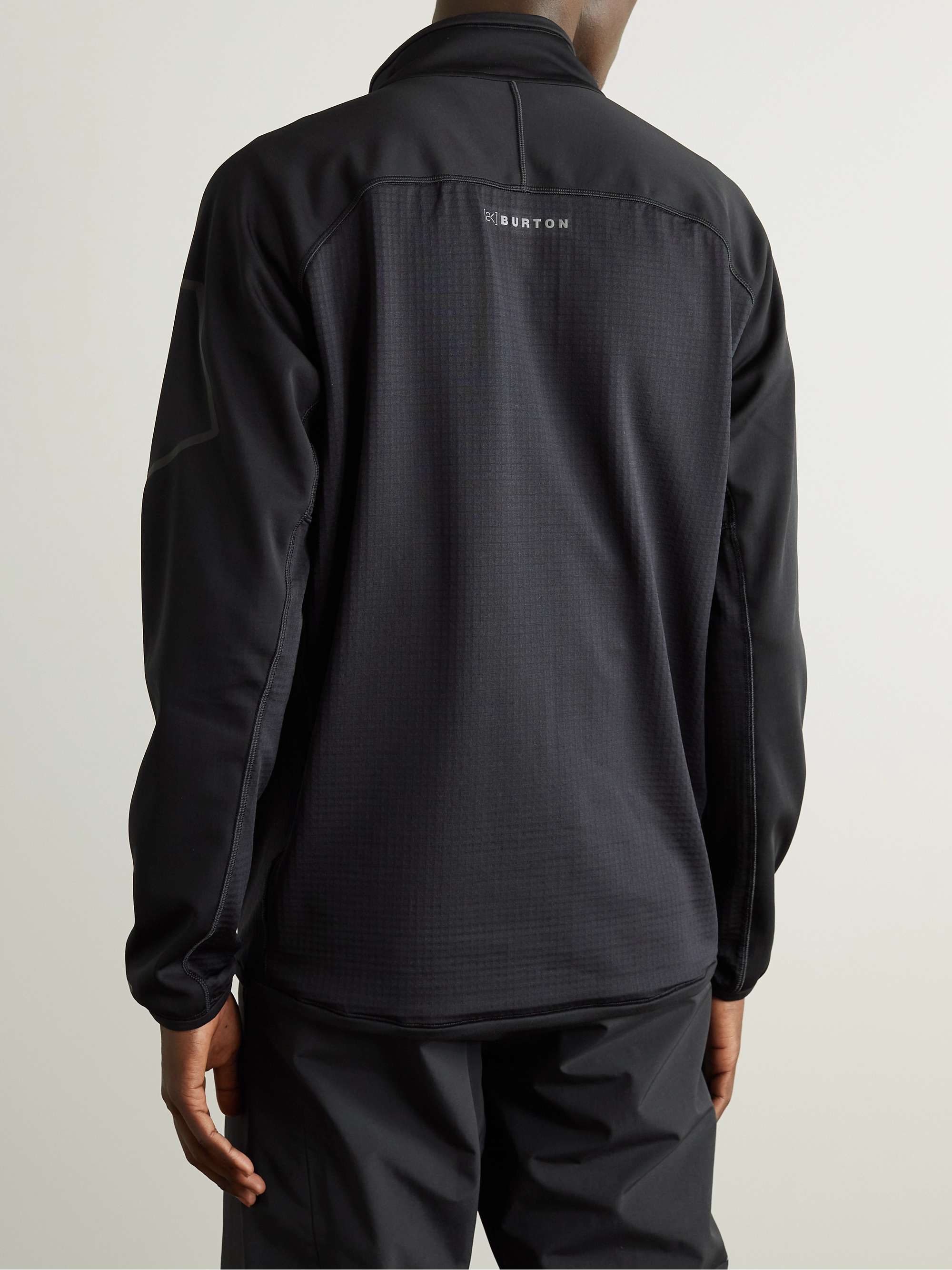 BURTON [ak] Helium Polartec® Power Grid™ Fleece Zip-Up Ski Base Layer