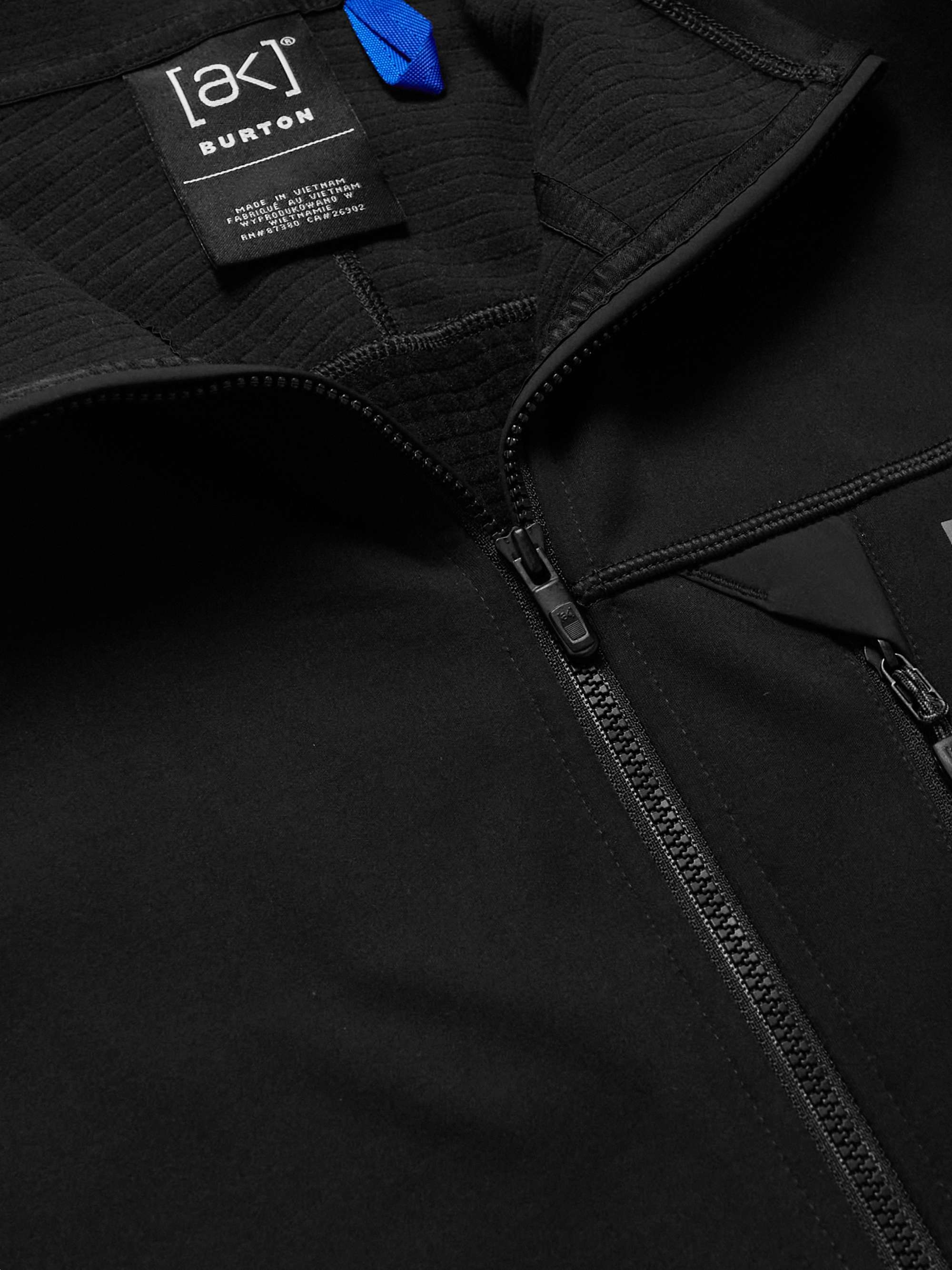 BURTON [ak] Helium Polartec® Power Grid™ Fleece Zip-Up Ski Base Layer