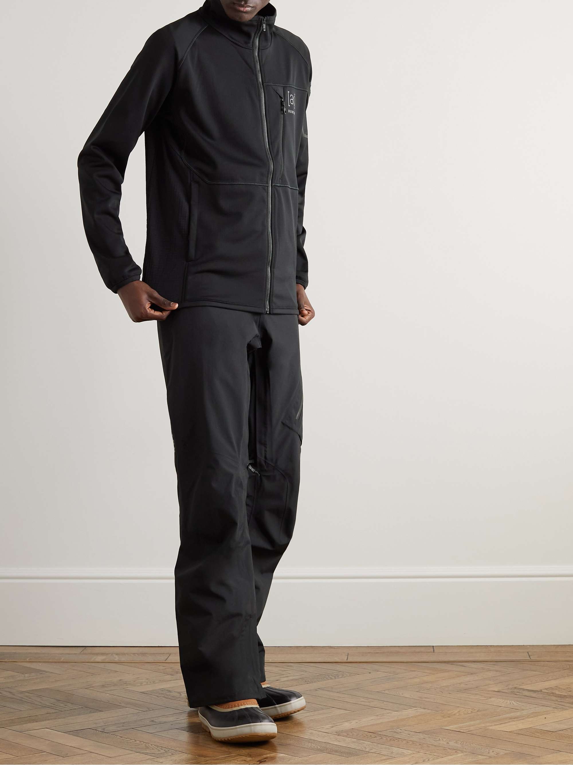 BURTON [ak] Helium Polartec® Power Grid™ Fleece Zip-Up Ski Base Layer