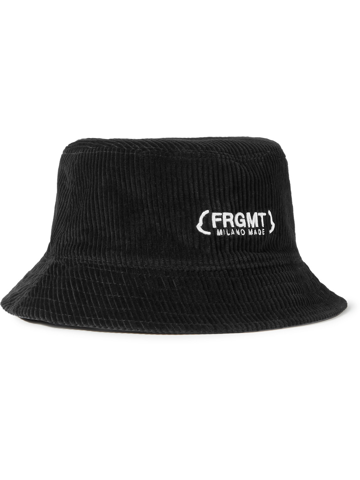 Moncler Genius 7 Moncler Frgmt Hiroshi Fujiwara Reversible Cotton-corduroy And Shell Bucket Hat In Black