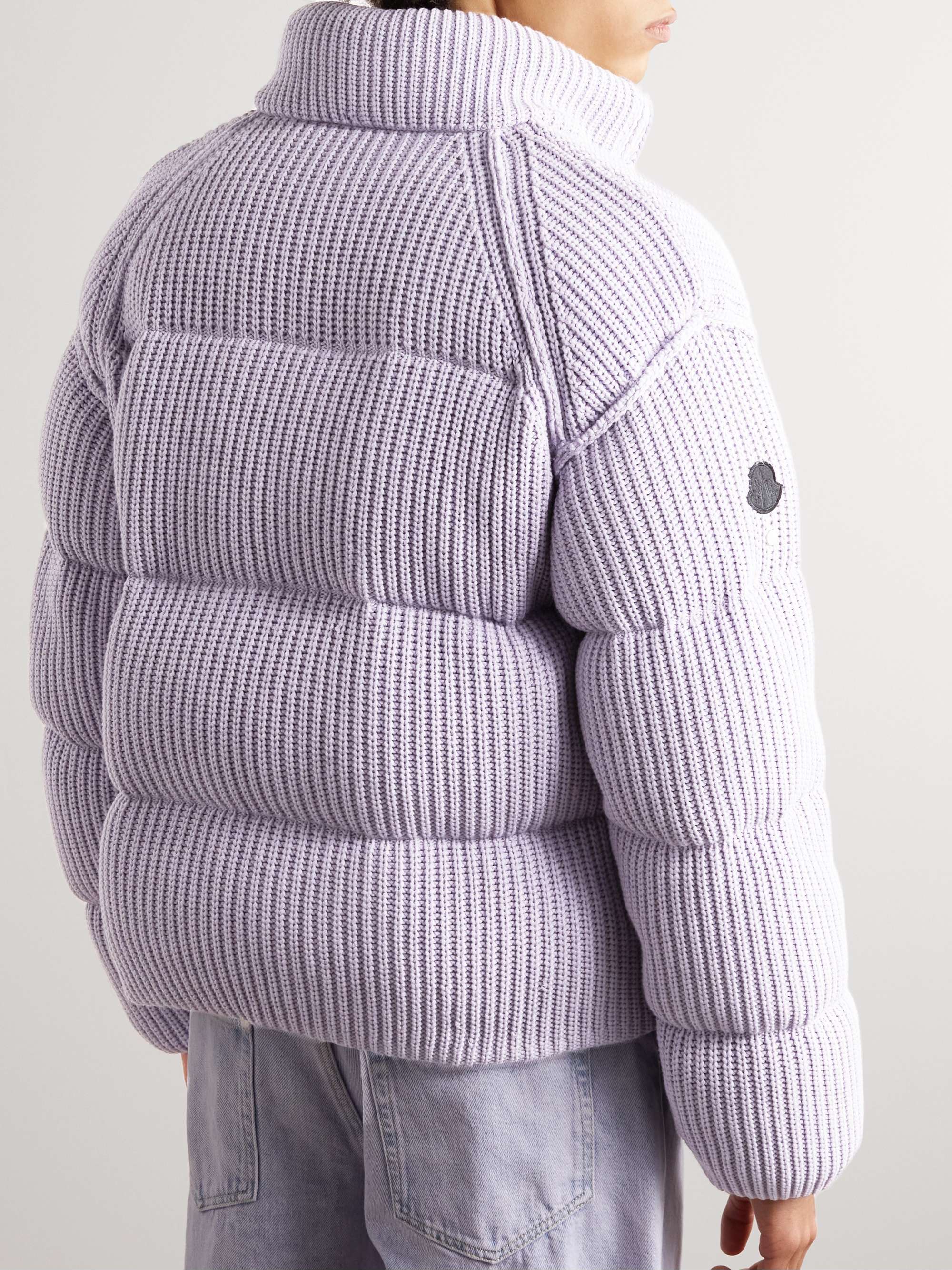 6 Moncler 1017 ALYX 9SM Quilted Ribbed-Knit Down Jacket