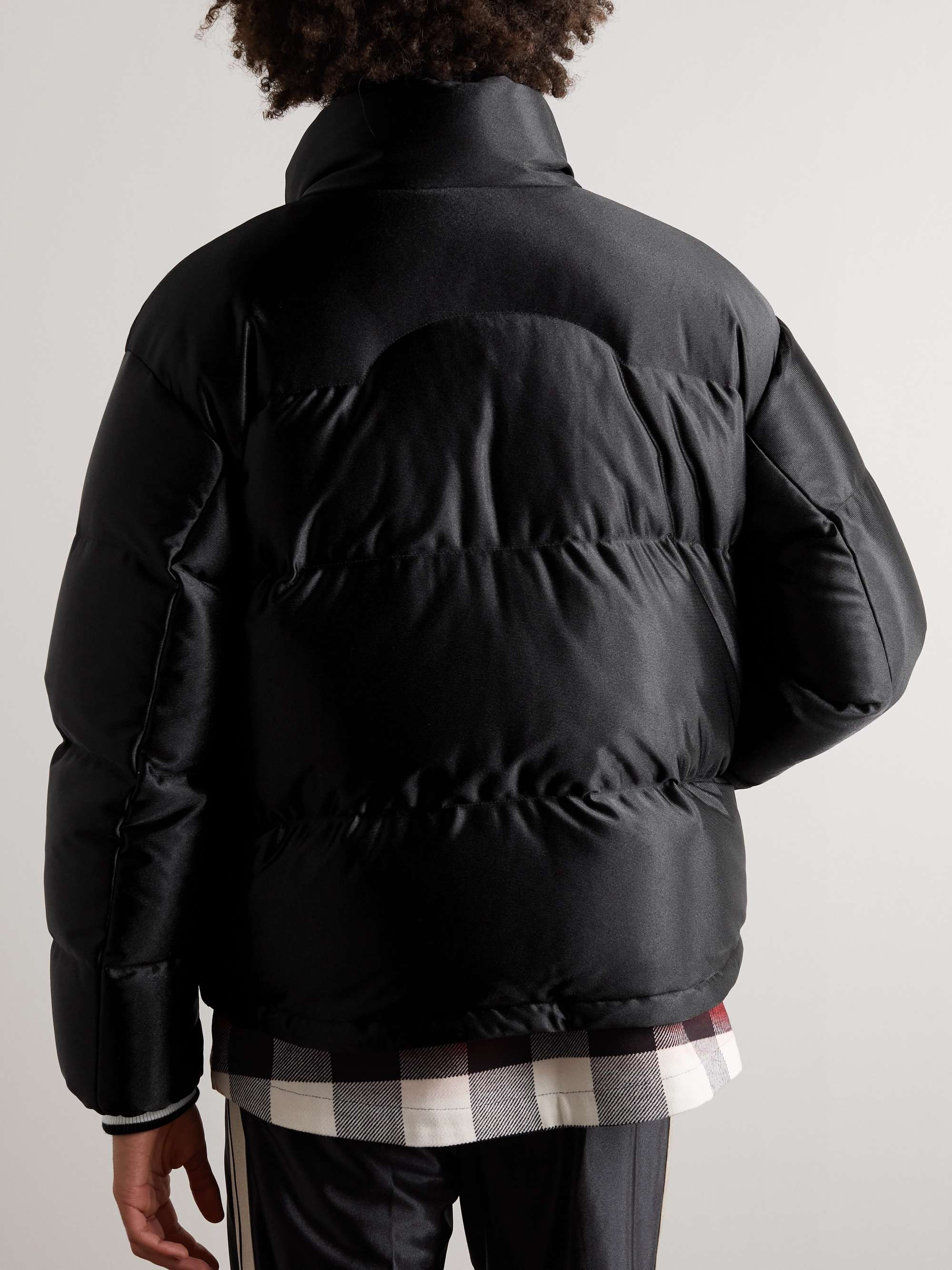 MONCLER GENIUS + 8 Palm Angels Keon Logo-Appliquéd Quilted Shell Down Jacket