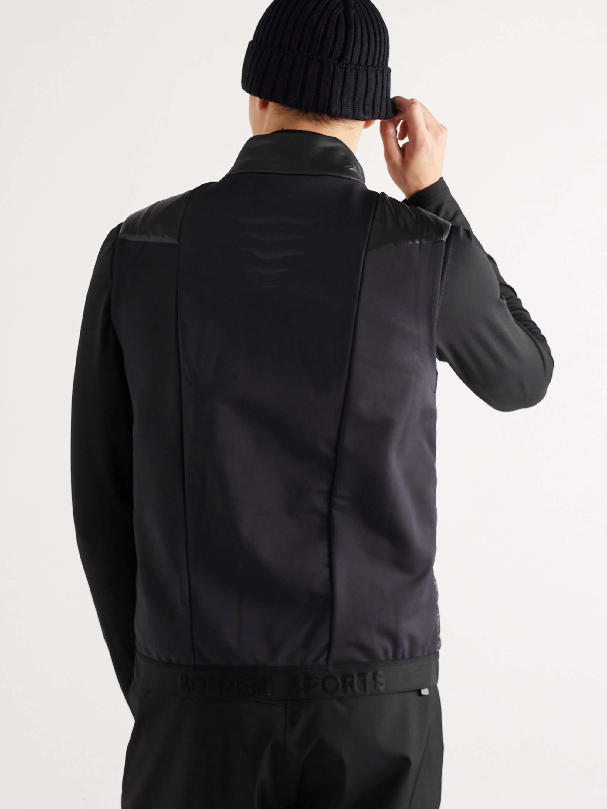 BOGNER Joss Slim-Fit Quilted Ripstop and Jersey Ski Gilet