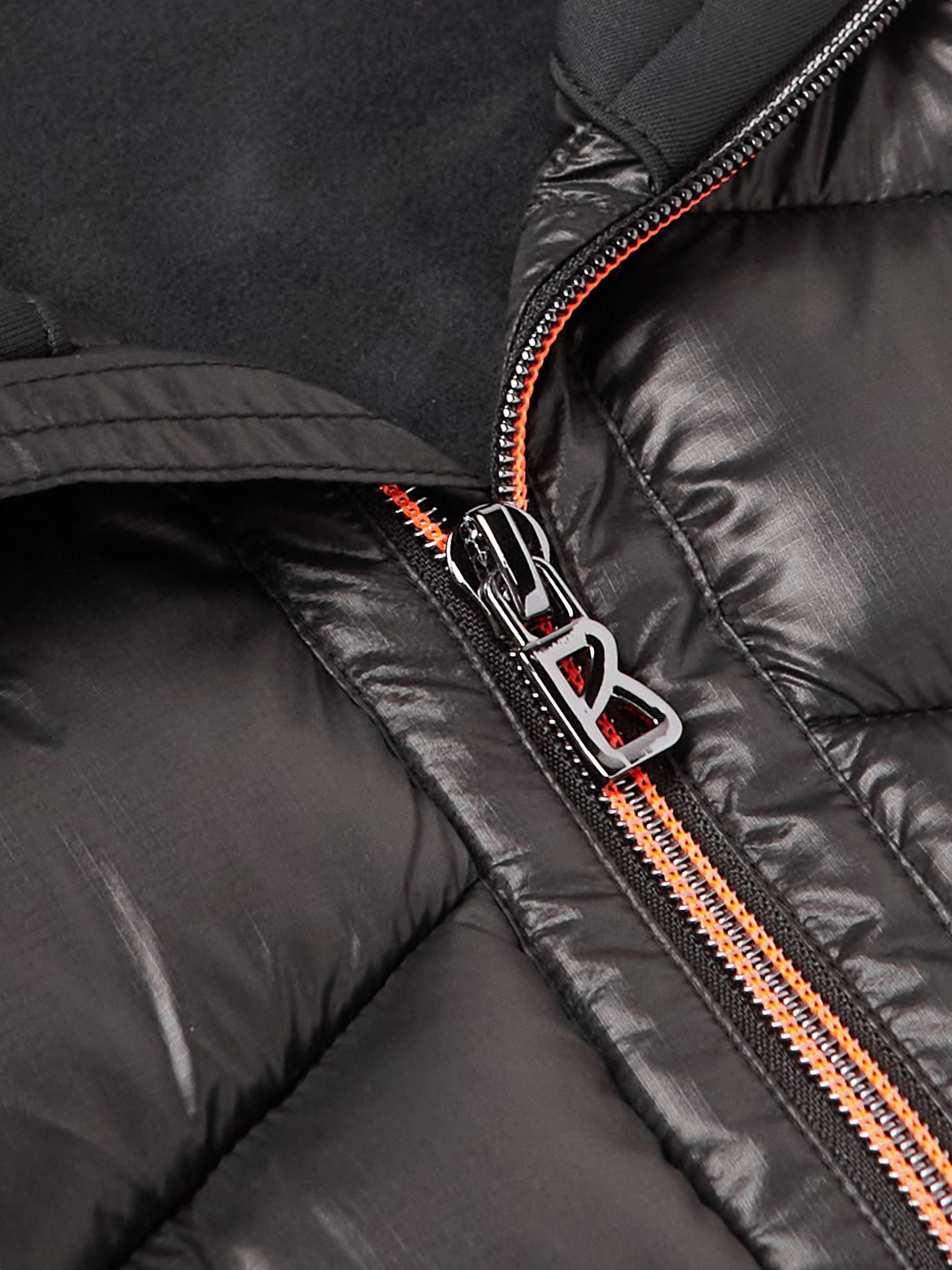 BOGNER Joss Slim-Fit Quilted Ripstop and Jersey Ski Gilet