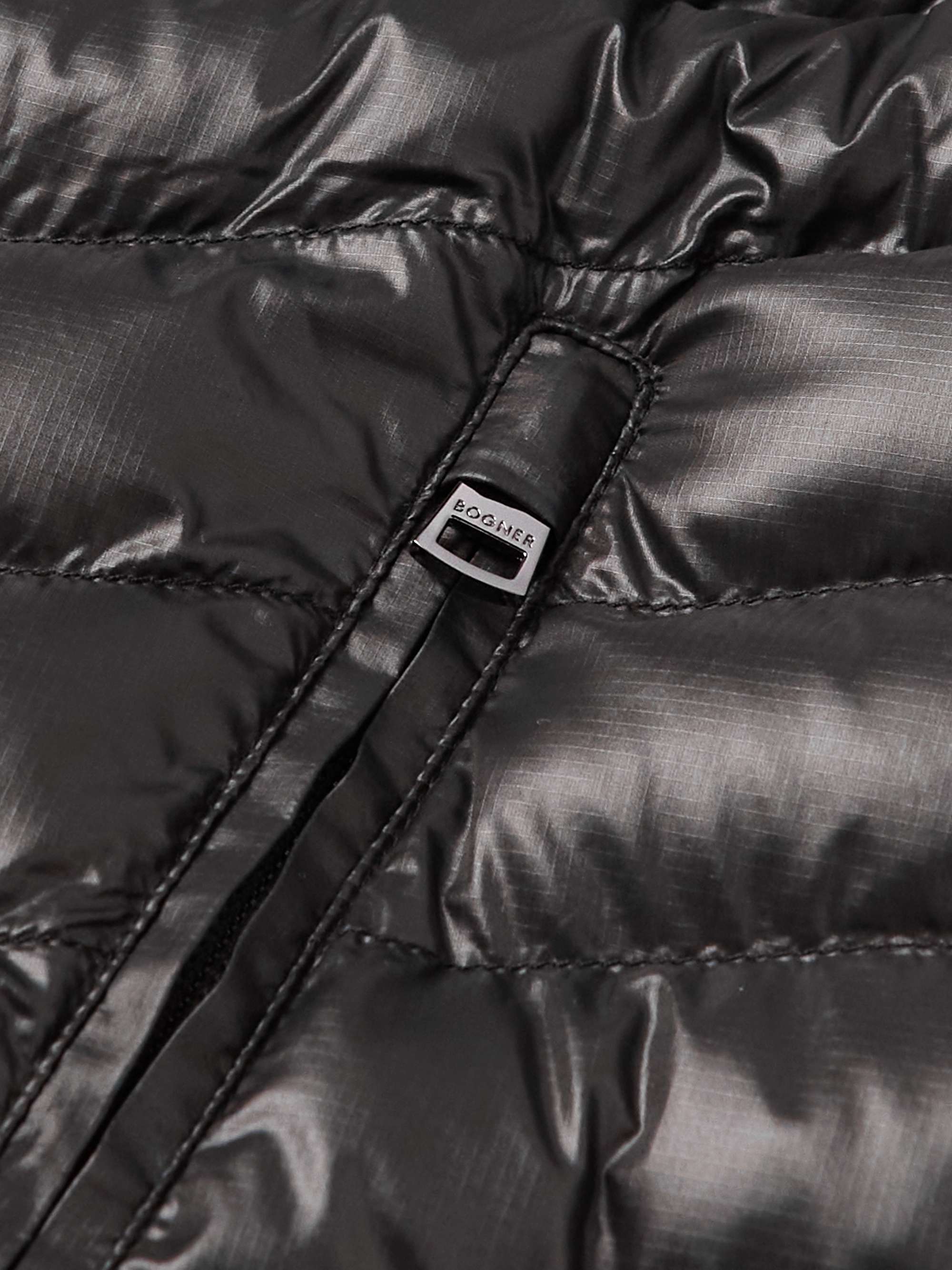 BOGNER Joss Slim-Fit Quilted Ripstop and Jersey Ski Gilet