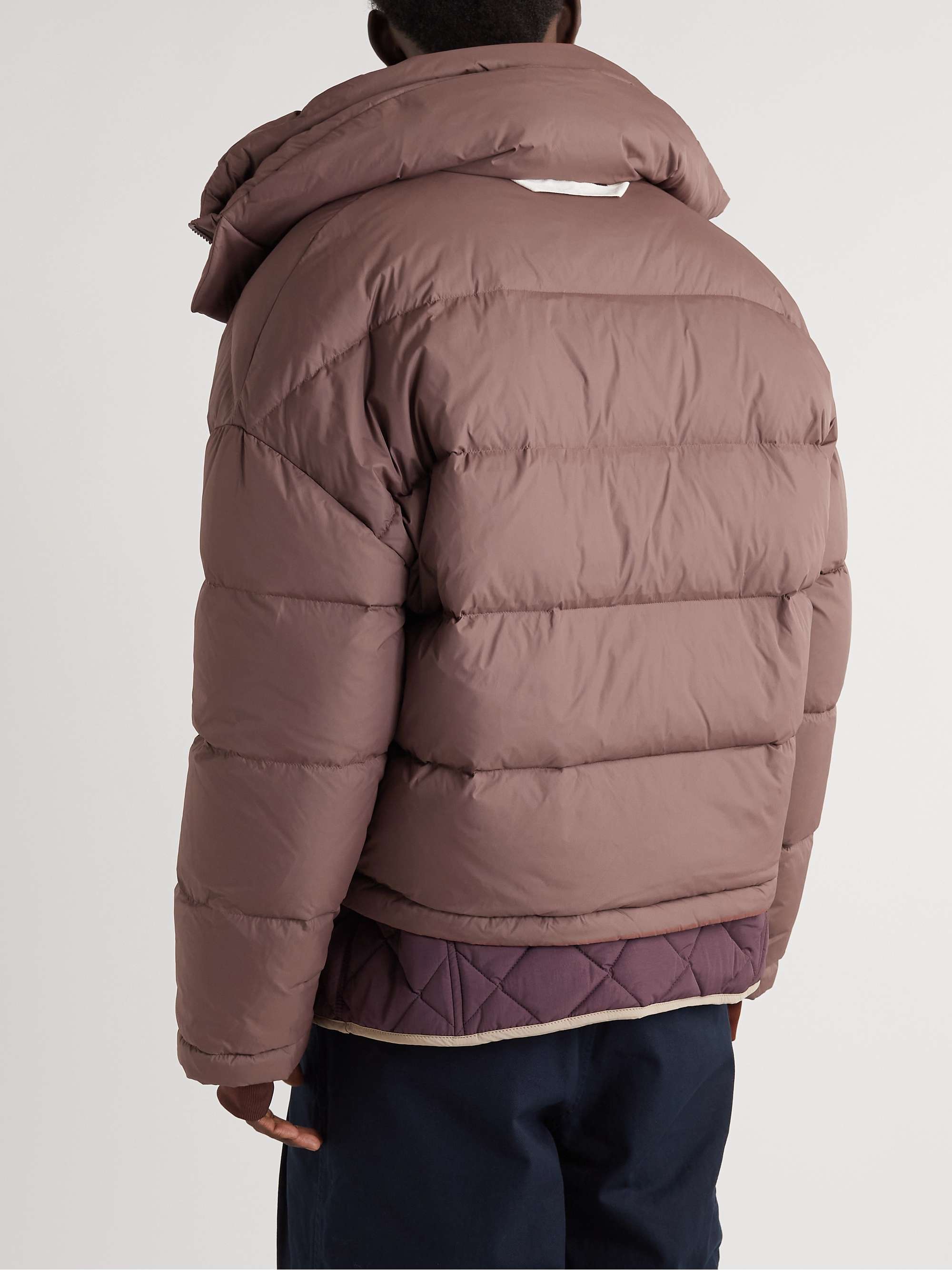 MERELY MADE Cropped Quilted Shell Down Jacket