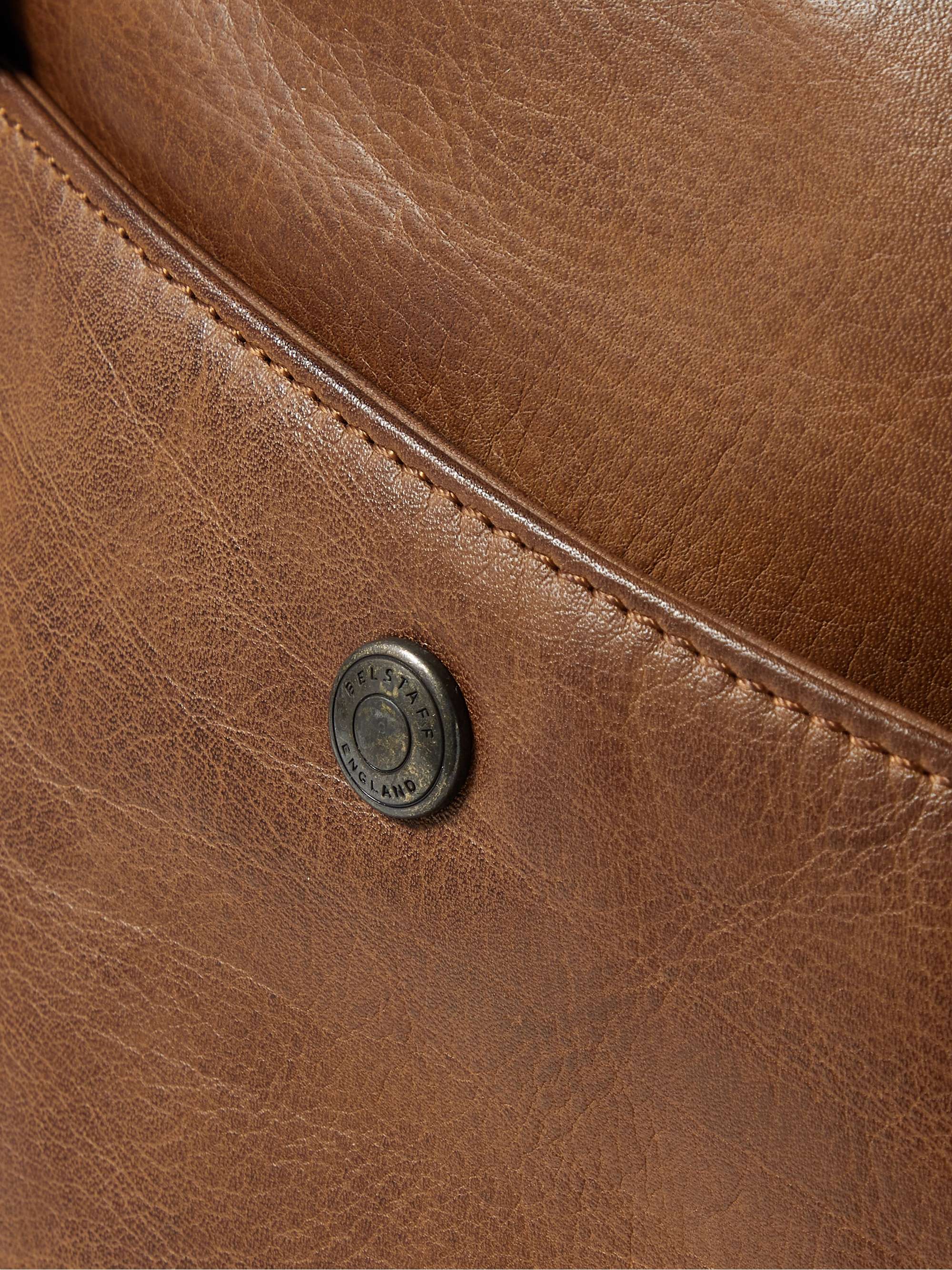 BELSTAFF Touring Full-Grain Leather Tote Bag