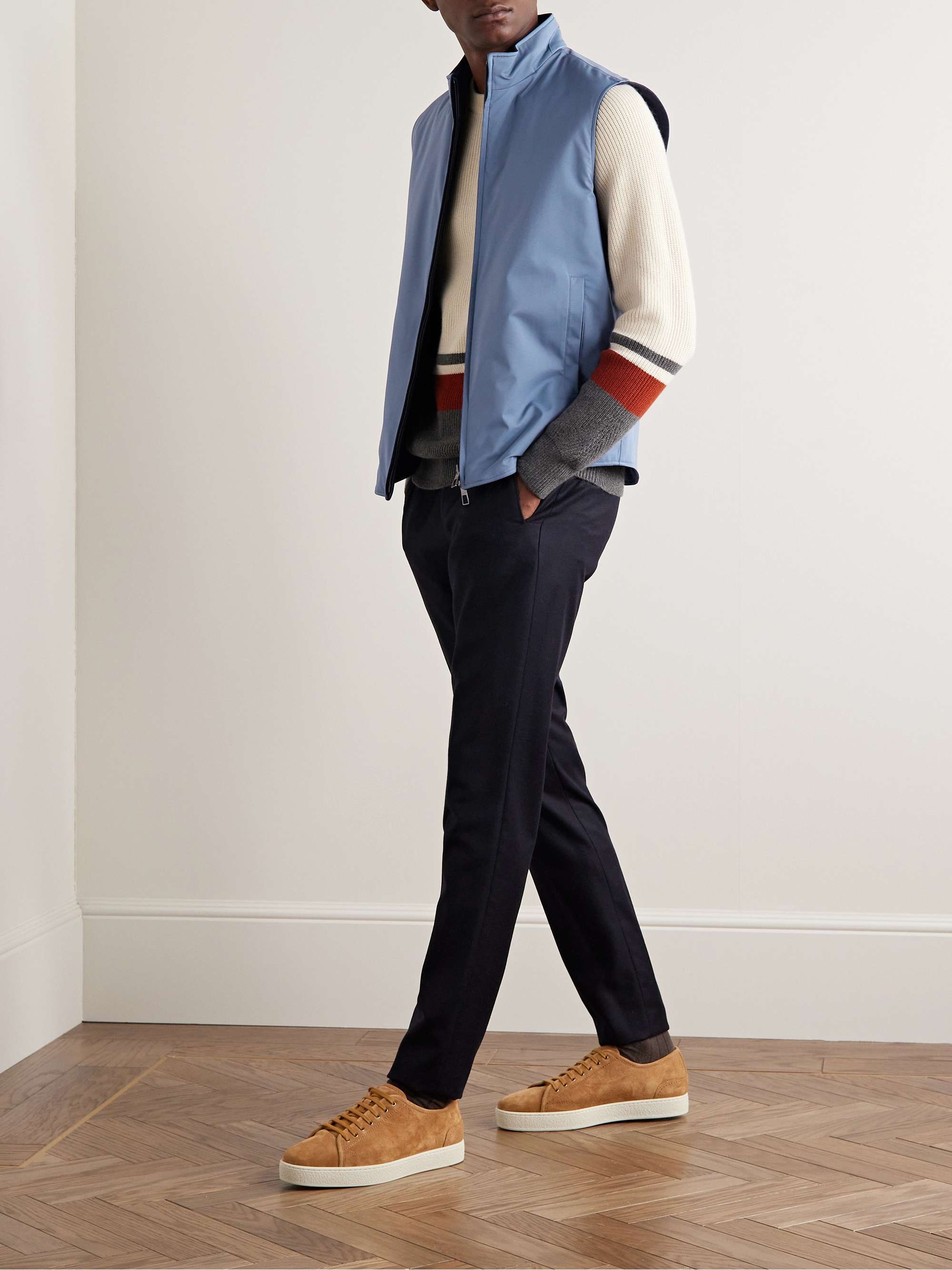 LORO PIANA Marlin Reversible Nylon and Virgin Wool-Blend Twill Gilet