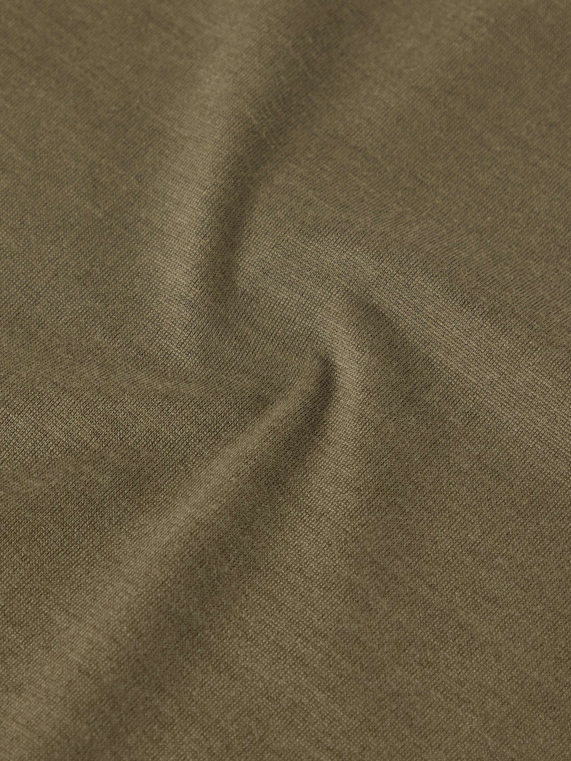 LORO PIANA Slim-Fit Silk and Cotton-Blend Jersey T-Shirt