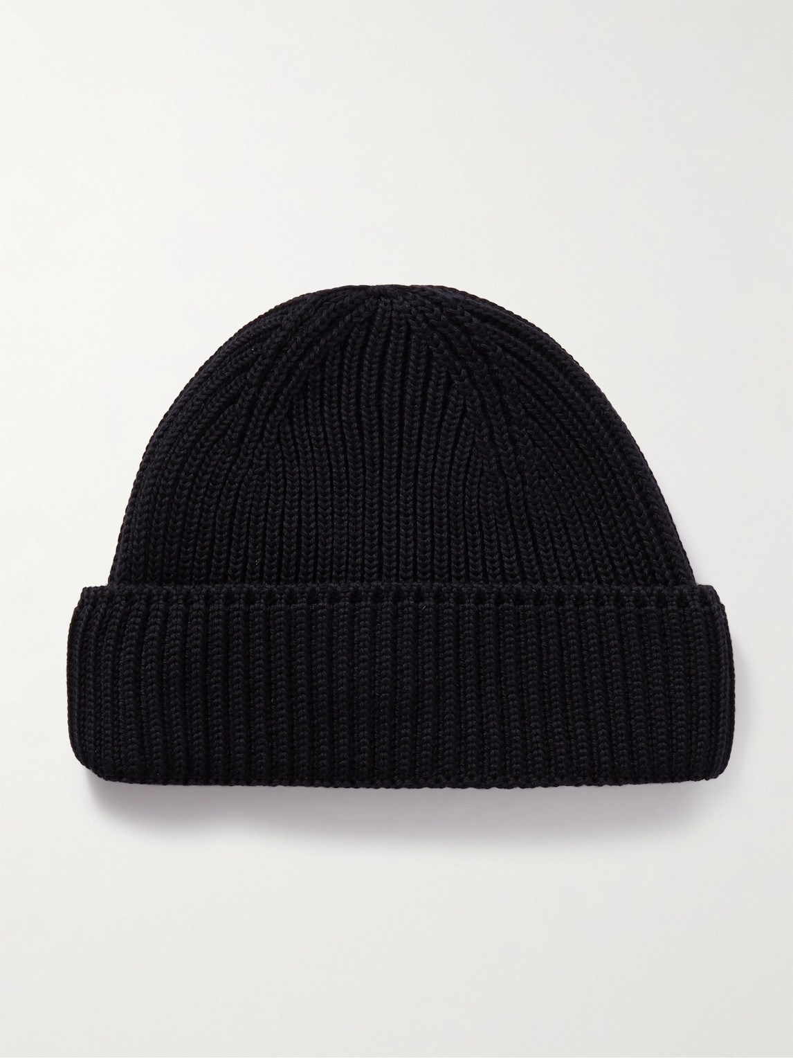 S.N.S. Herning Fender Ribbed Virgin Wool Beanie - Men