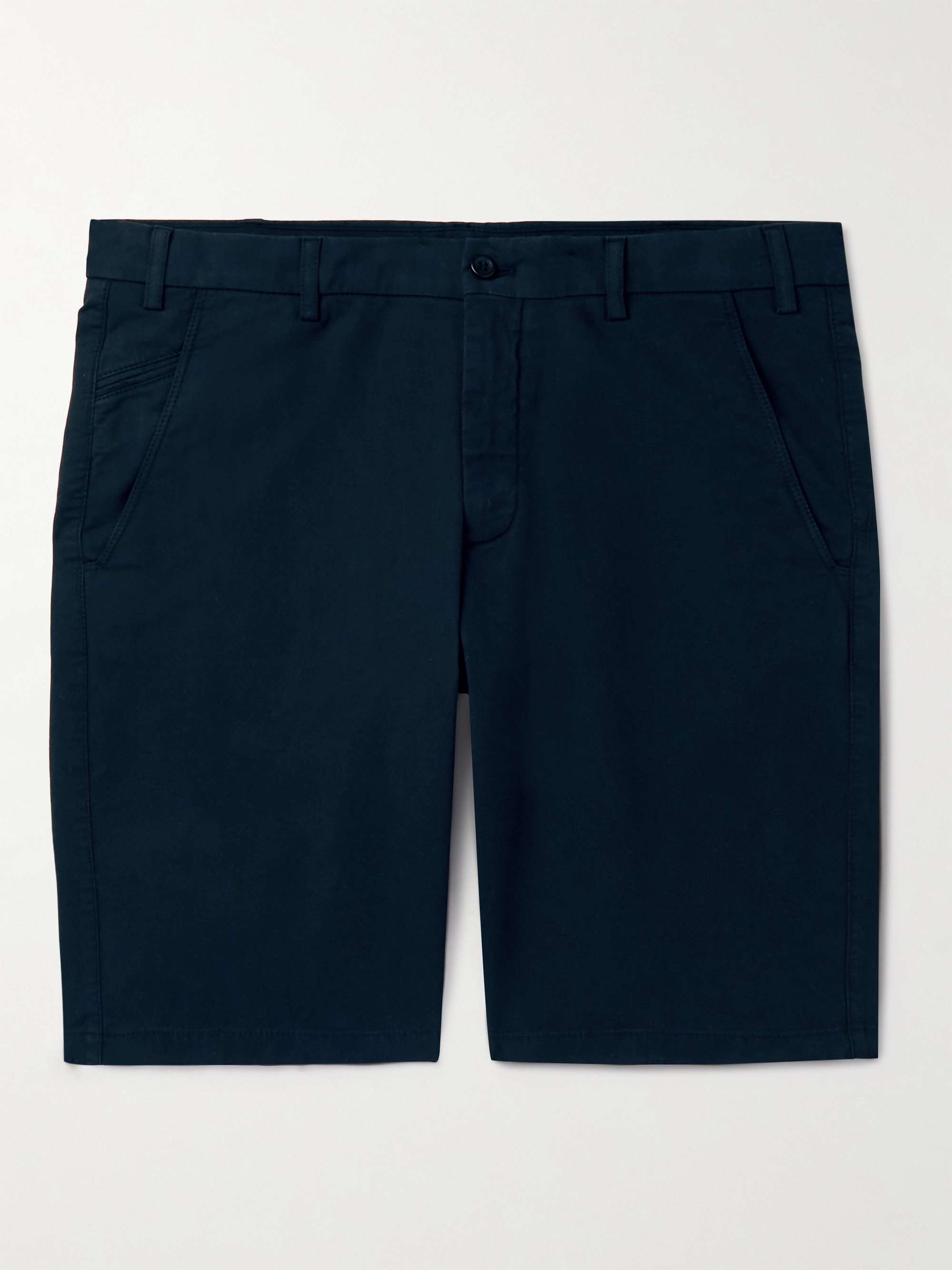 LORO PIANA Straight-Leg Cotton-Blend Bermuda Shorts