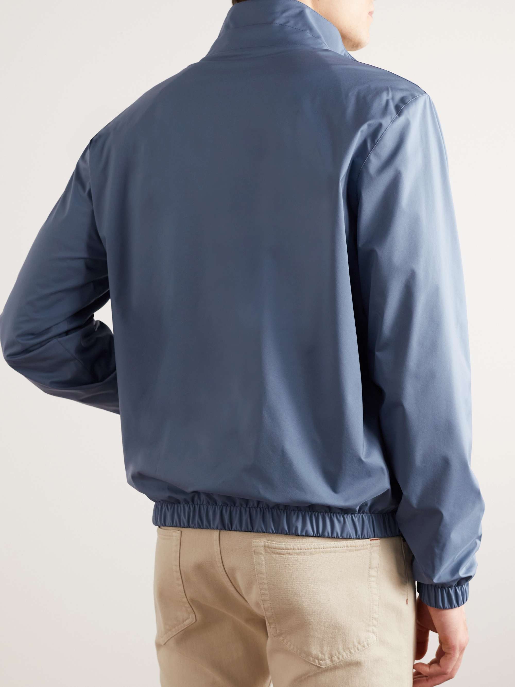 LORO PIANA Reversible Windmate Storm System® Shell and Cashmere Bomber Jacket