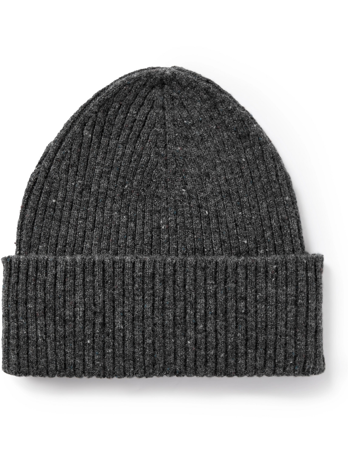 NORSE PROJECTS RIBBED DONEGAL WOOL BEANIE
