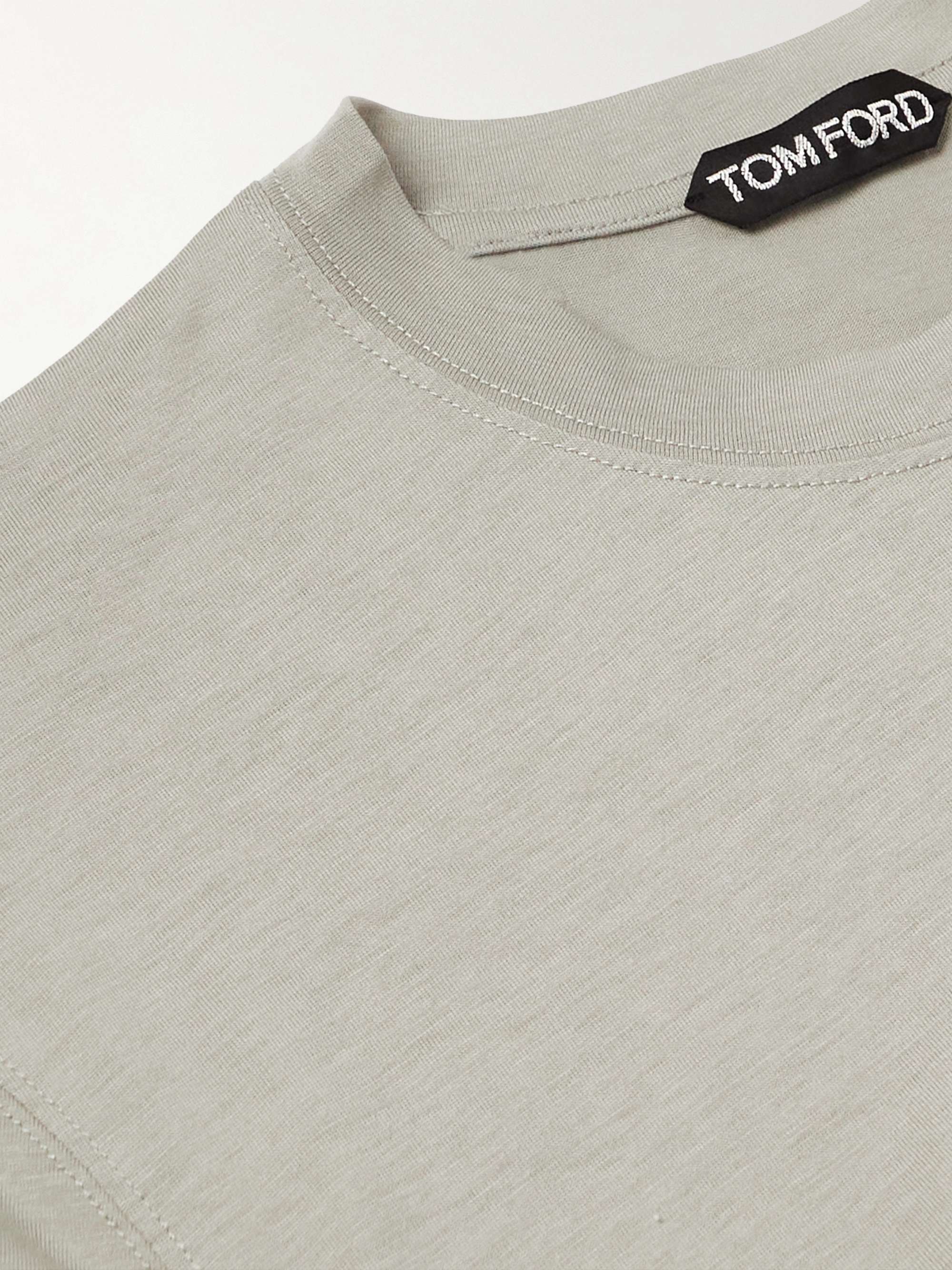 TOM FORD Lyocell and Cotton-Blend Jersey T-Shirt