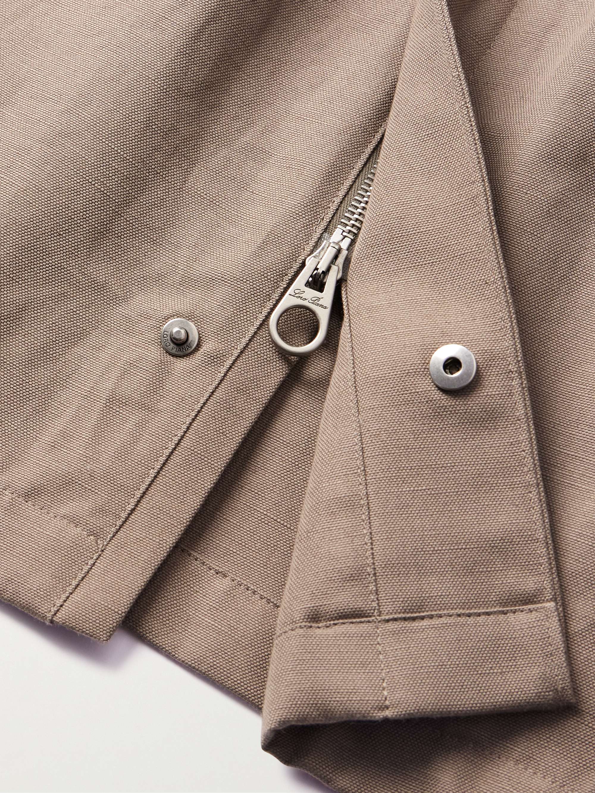 LORO PIANA Traveler Rain System® Cotton and Linen-Blend Field Jacket