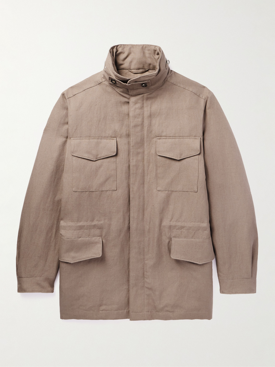 Loro Piana - Horsey Leather-Trimmed Storm System® Tech-Shell Field