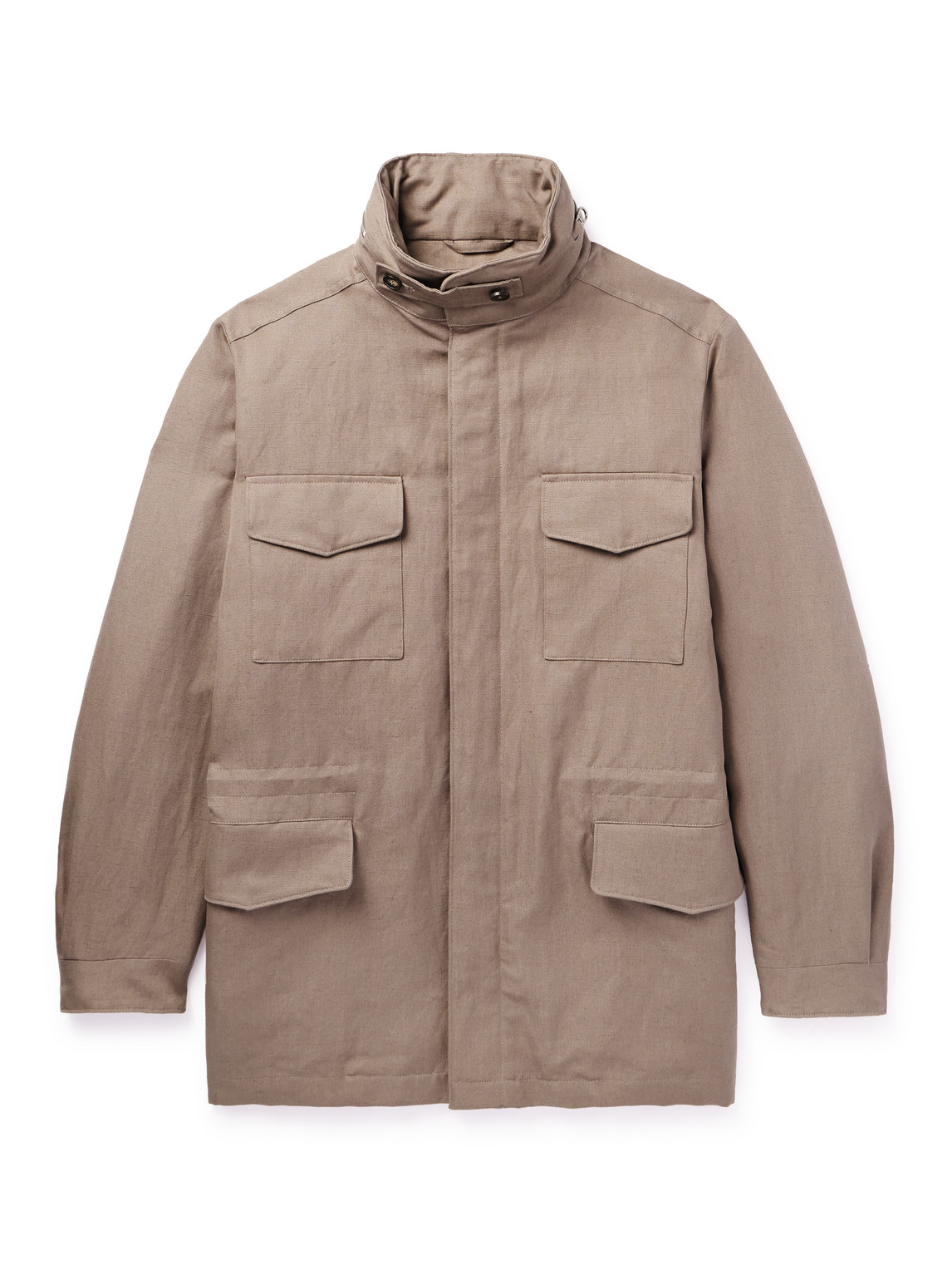 Loro Piana - Traveler Rain System® Cotton and Linen-Blend Field