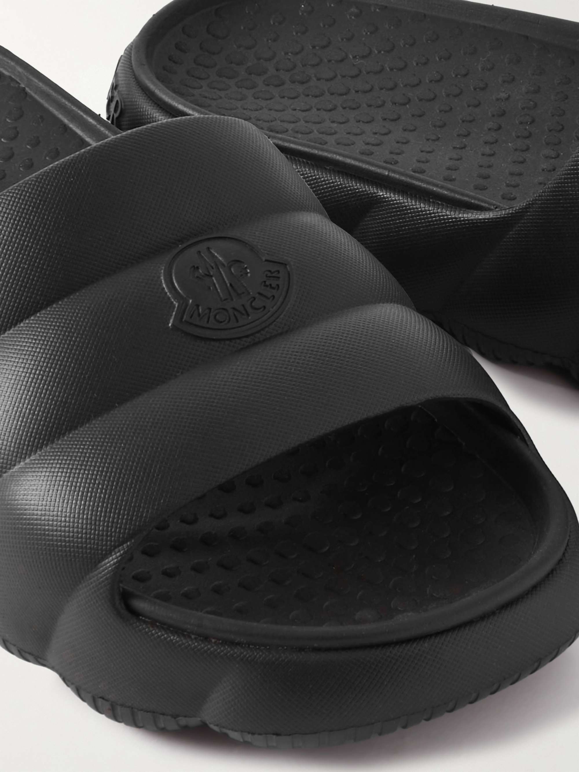 MONCLER Lilo Rubber Slides for Men | MR PORTER